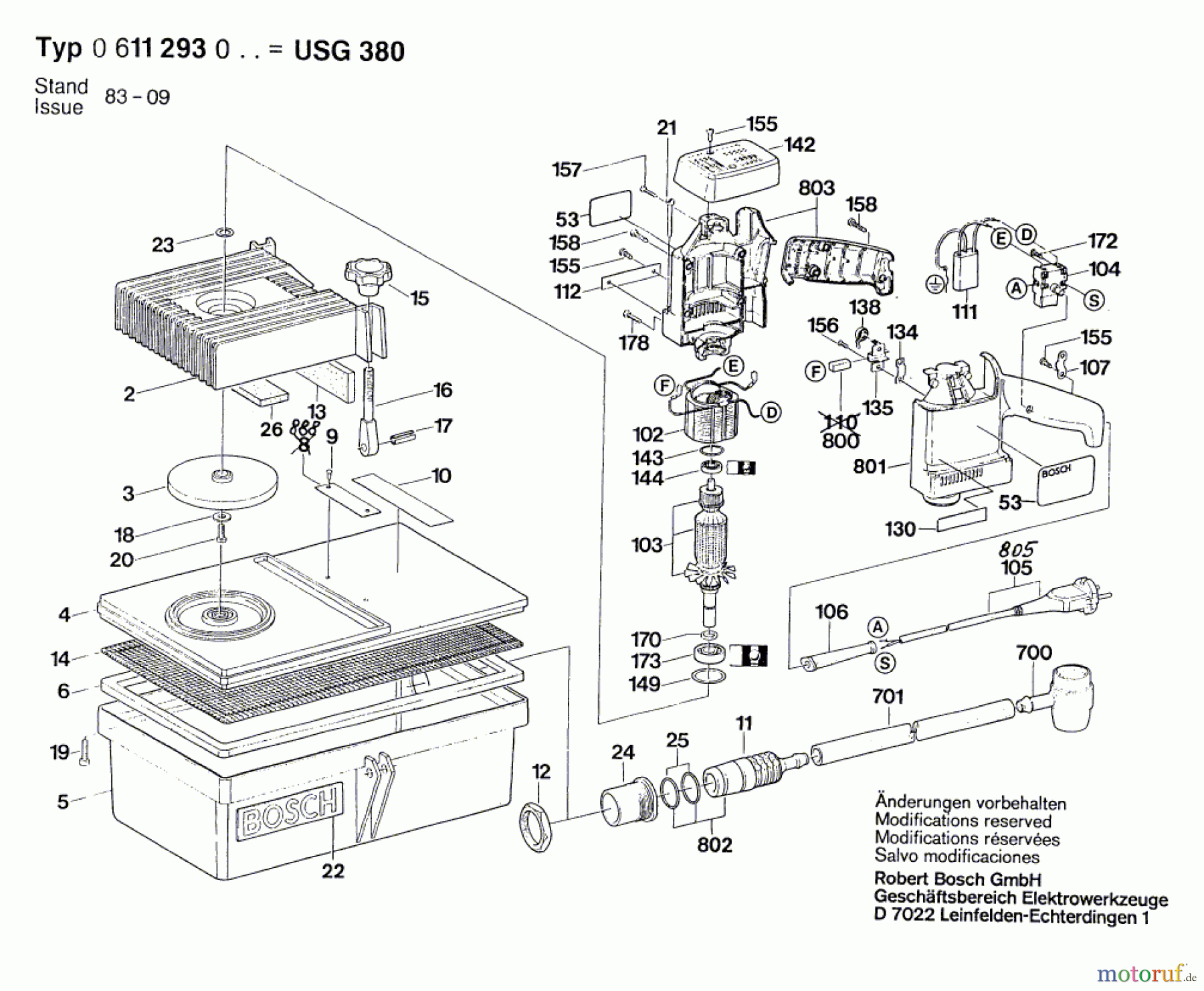  Bosch Werkzeug Gw-Sauggebläse USG 380 Seite 1