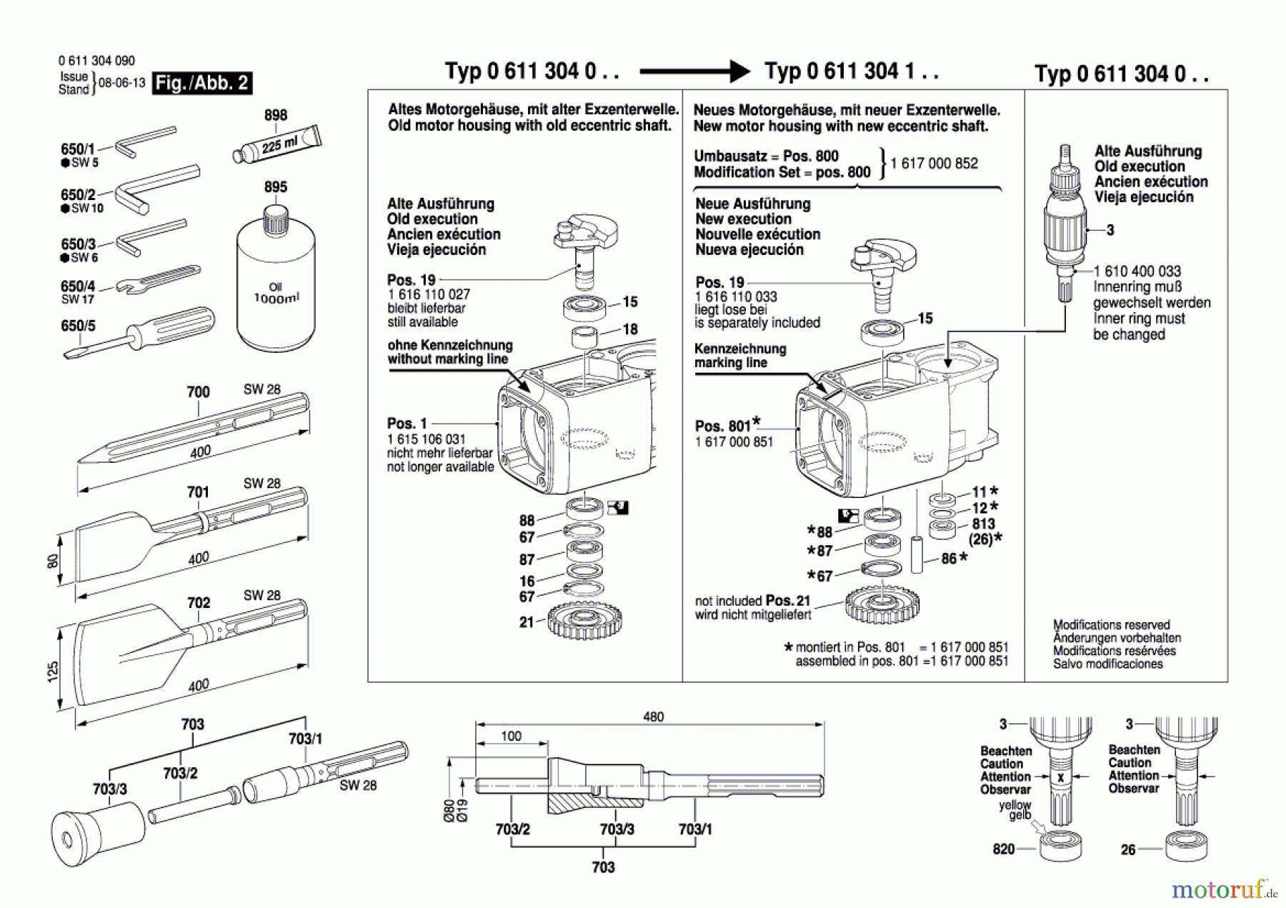  Bosch Werkzeug Schlaghammer USH 27 Seite 2