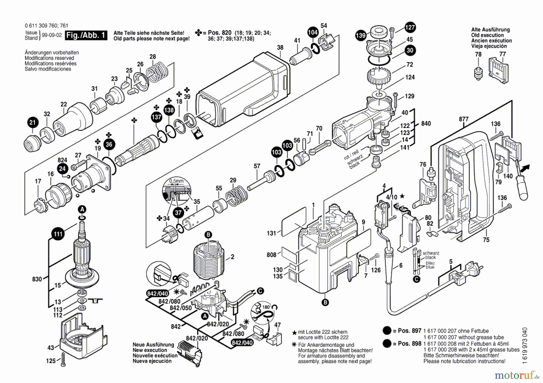  Bosch Werkzeug Schlaghammer MH 12 E Seite 1