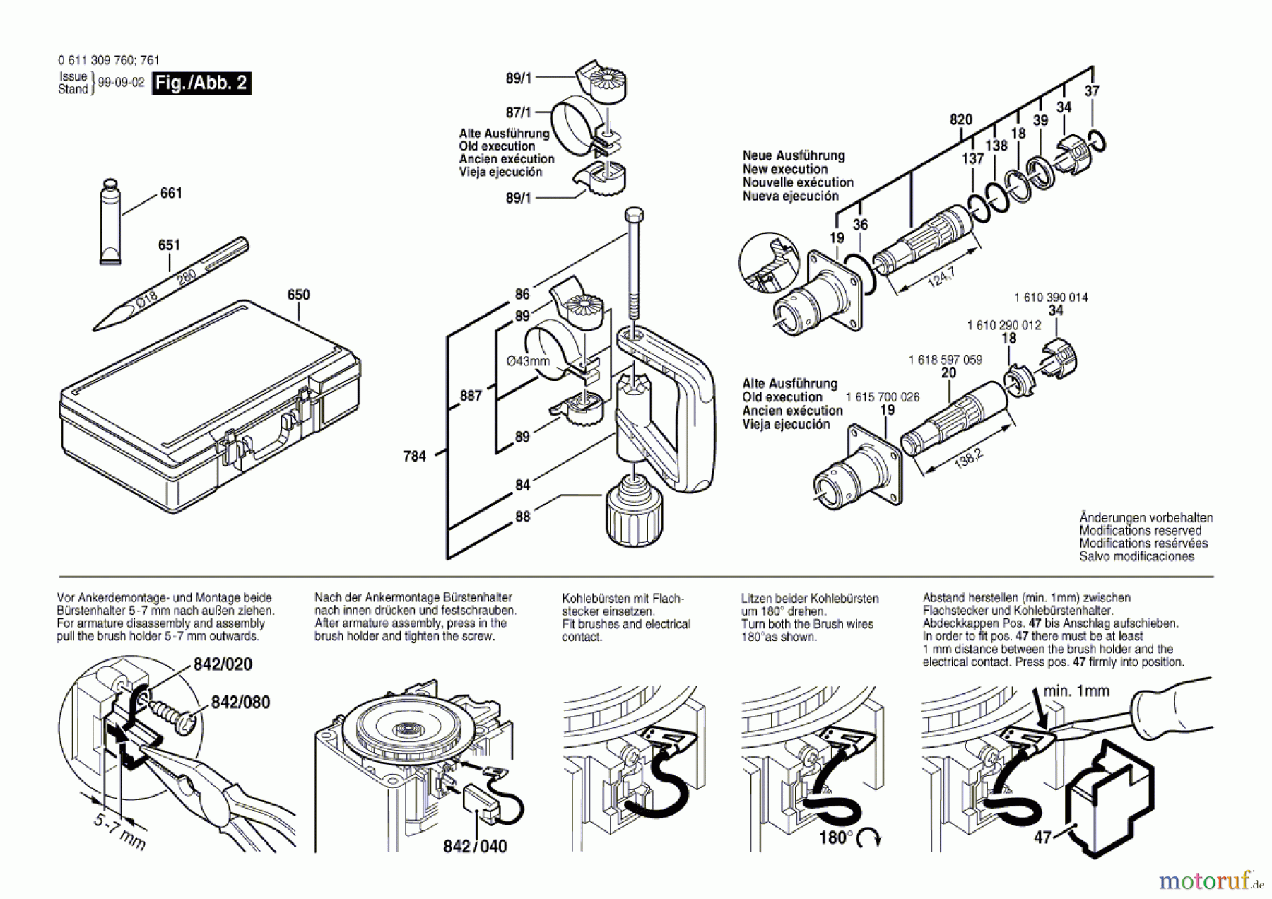  Bosch Werkzeug Schlaghammer MH 12 E Seite 2