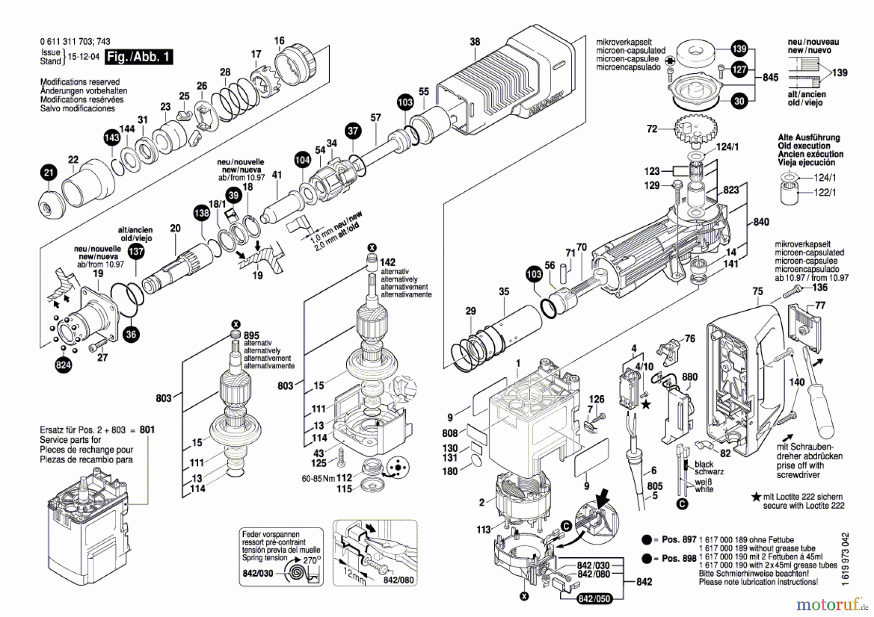  Bosch Werkzeug Schlaghammer GSH 10 C Seite 1