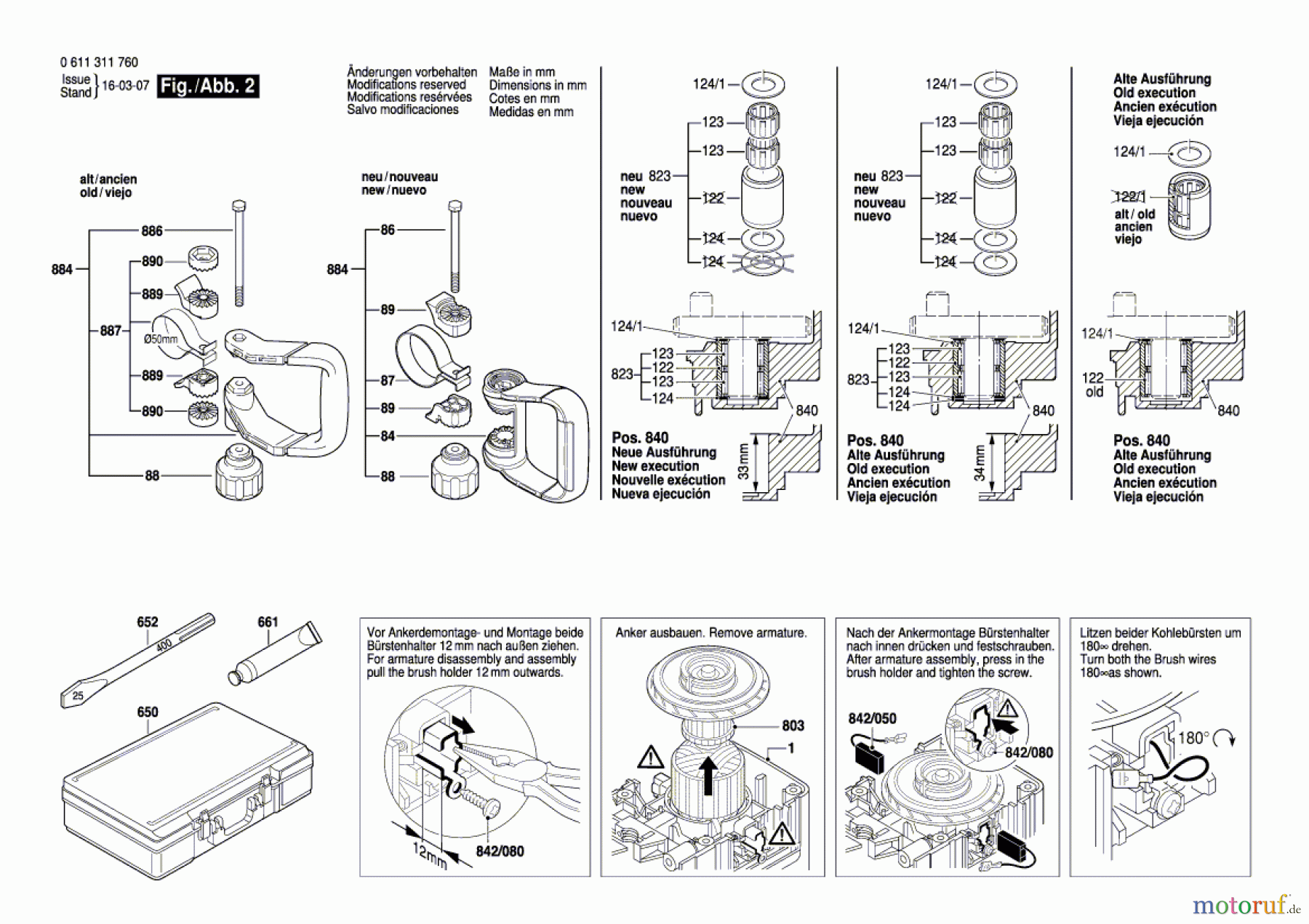  Bosch Werkzeug Schlaghammer MH 10 E Seite 2