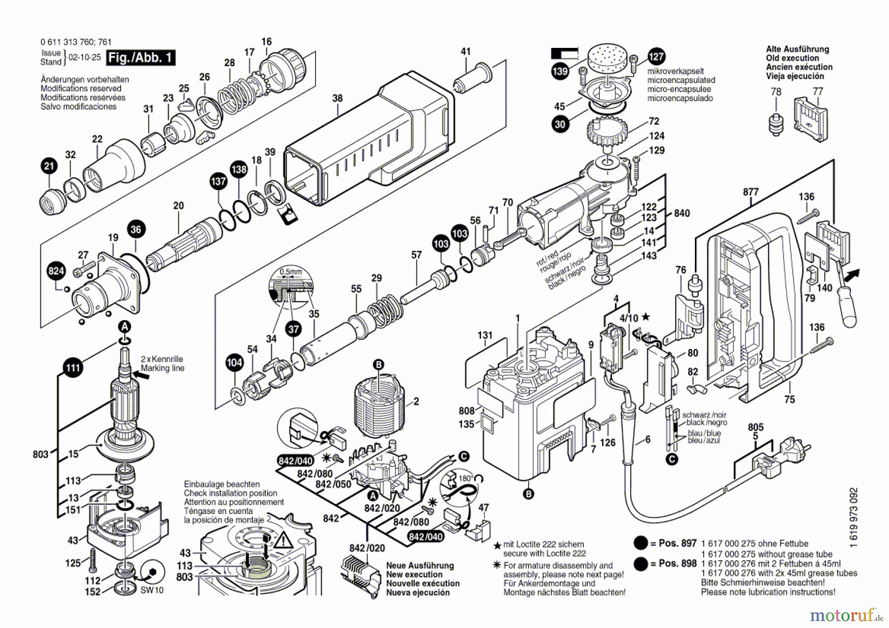  Bosch Werkzeug Schlaghammer MH 12-SE Seite 1