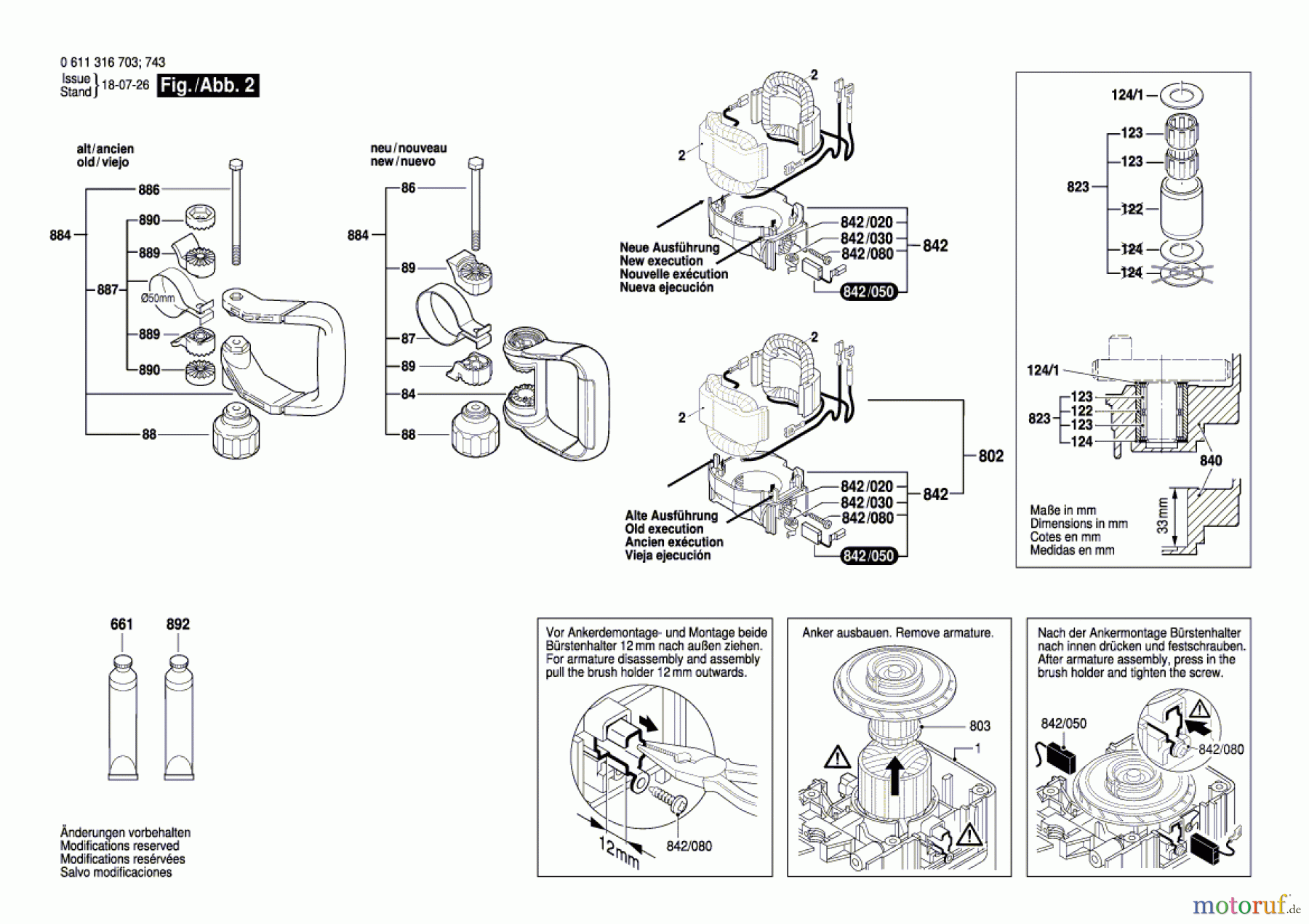  Bosch Werkzeug Schlaghammer GSH 11 E Seite 2