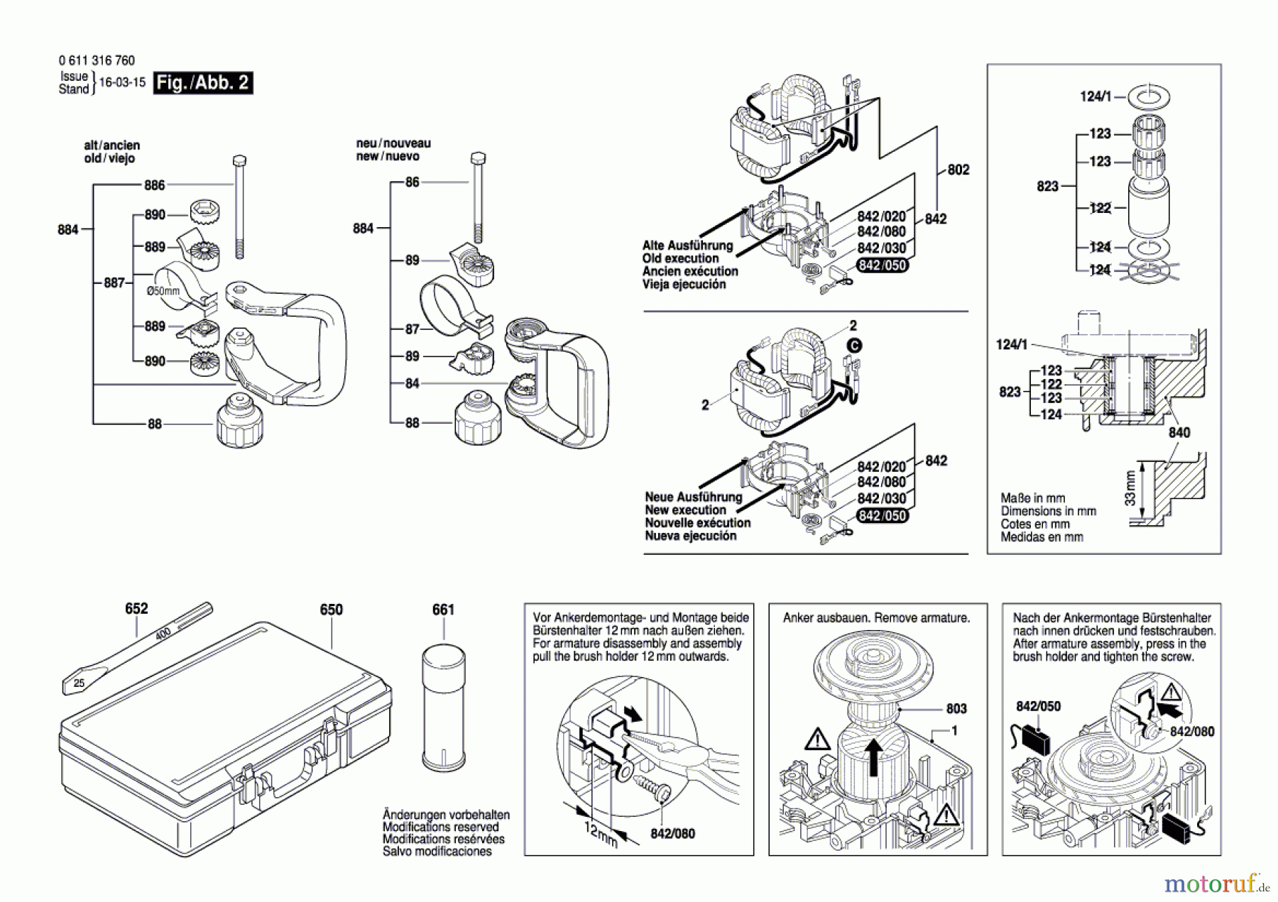  Bosch Werkzeug Schlaghammer MH 10-SE Seite 2