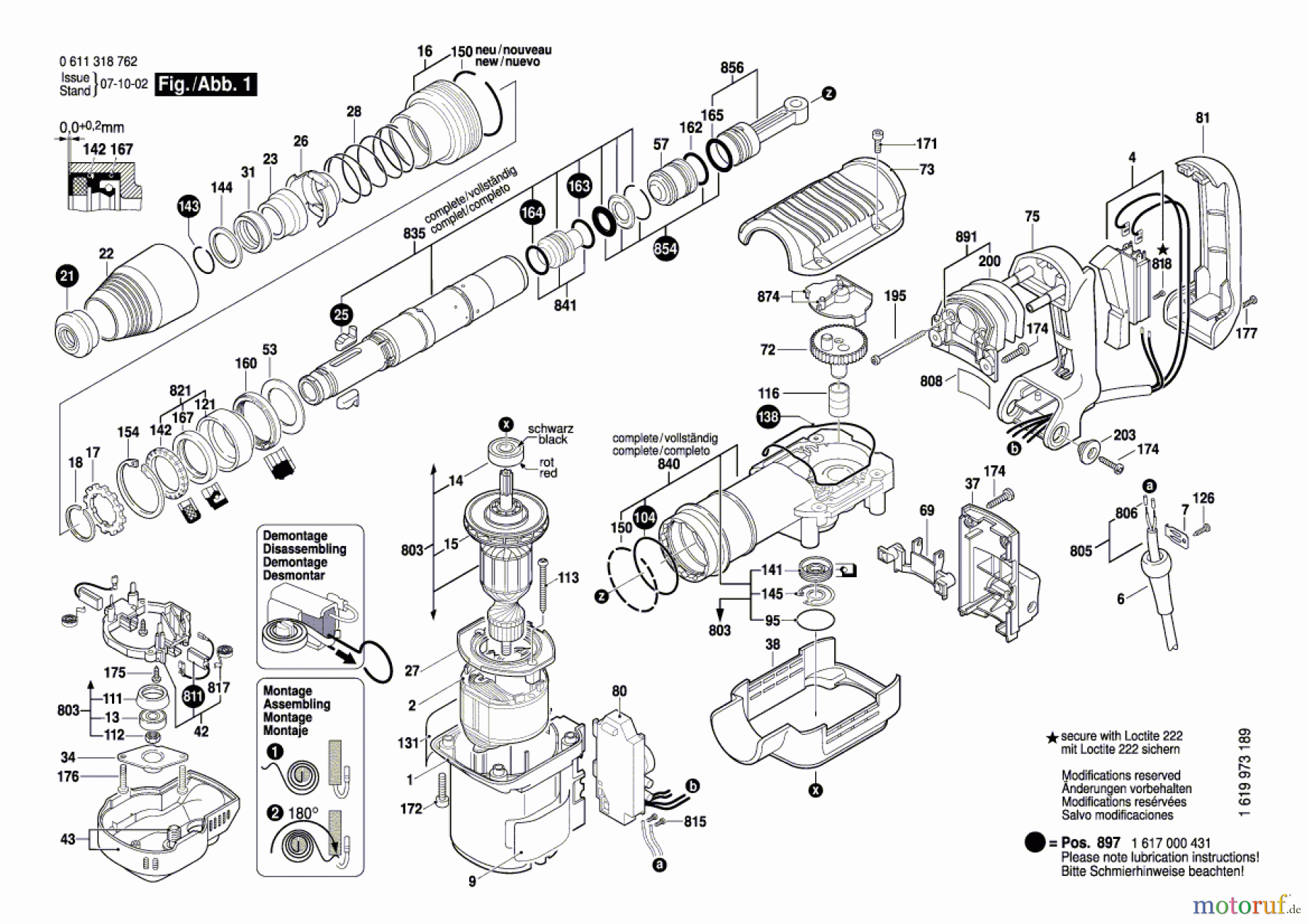  Bosch Werkzeug Schlaghammer BTI-SH 5 E Seite 1