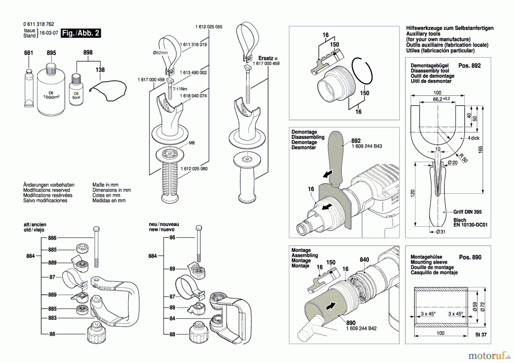  Bosch Werkzeug Schlaghammer BTI-SH 5 E Seite 2
