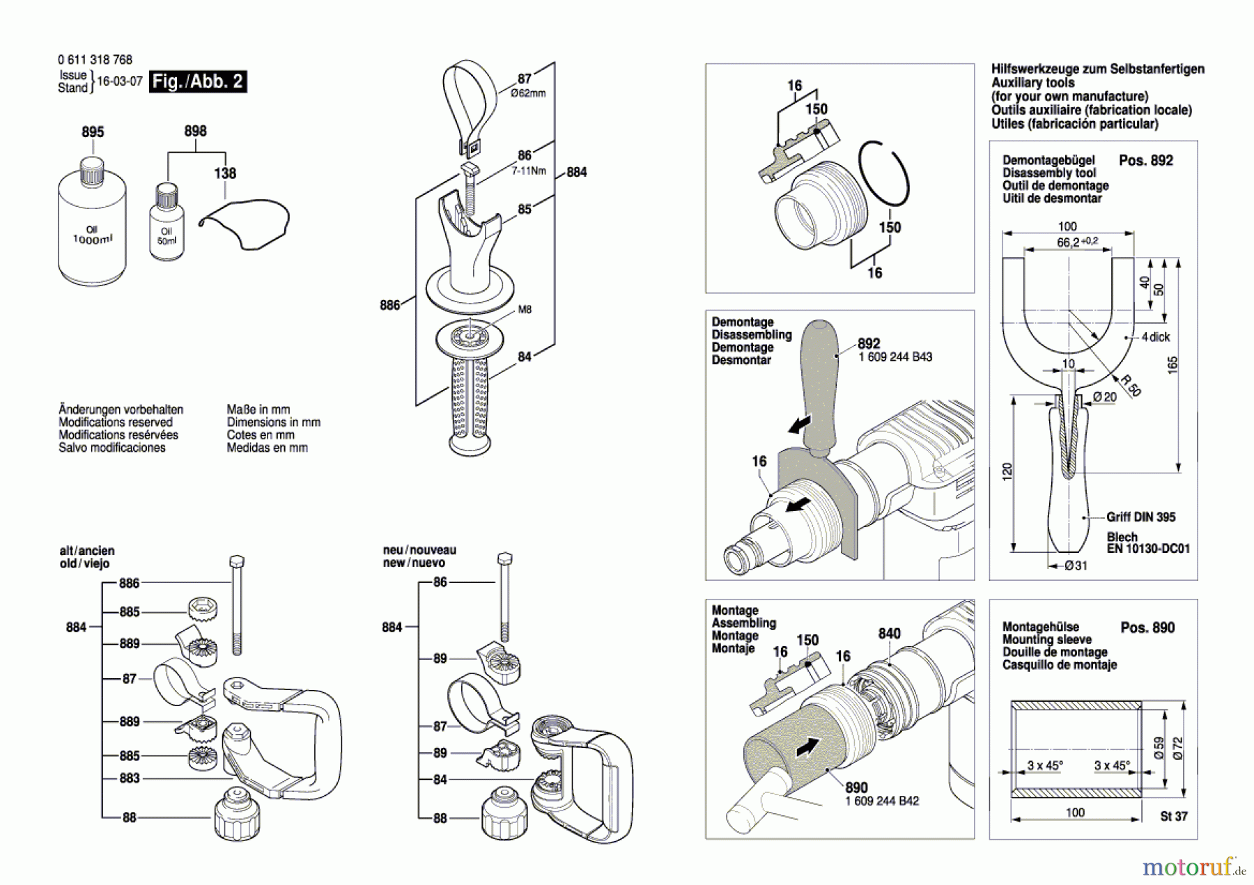  Bosch Werkzeug Schlaghammer MH 5-XE Seite 2