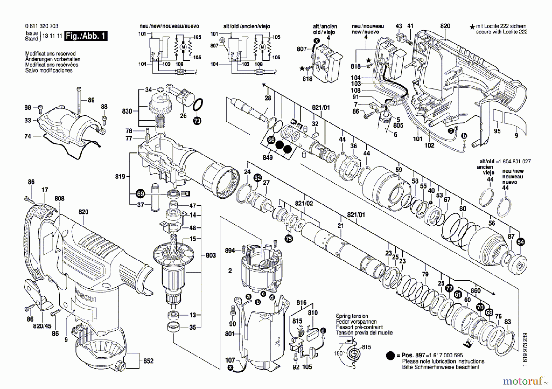 Bosch Werkzeug Schlaghammer MH 3-XE Seite 1