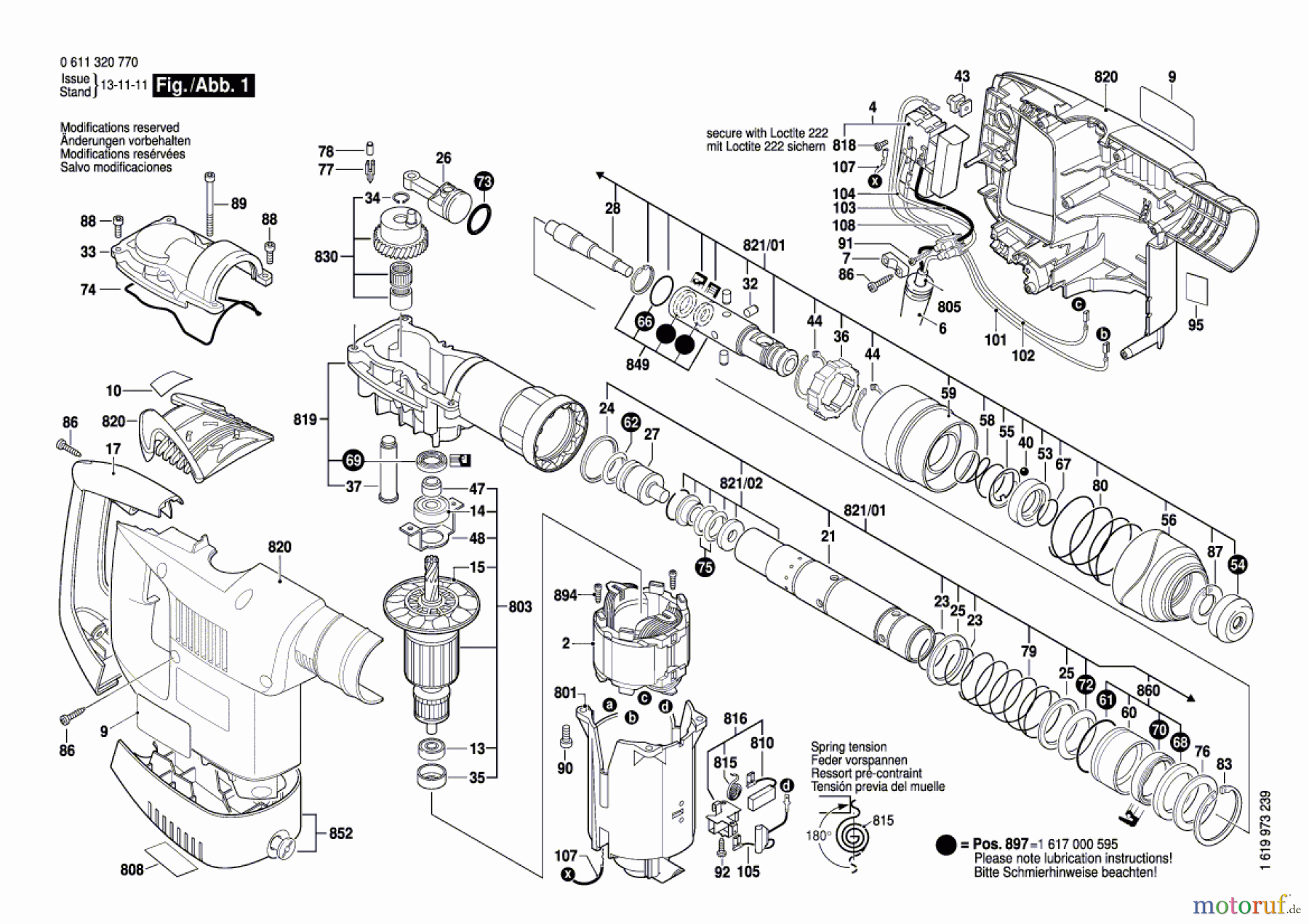  Bosch Werkzeug Schlaghammer 431 C Seite 1