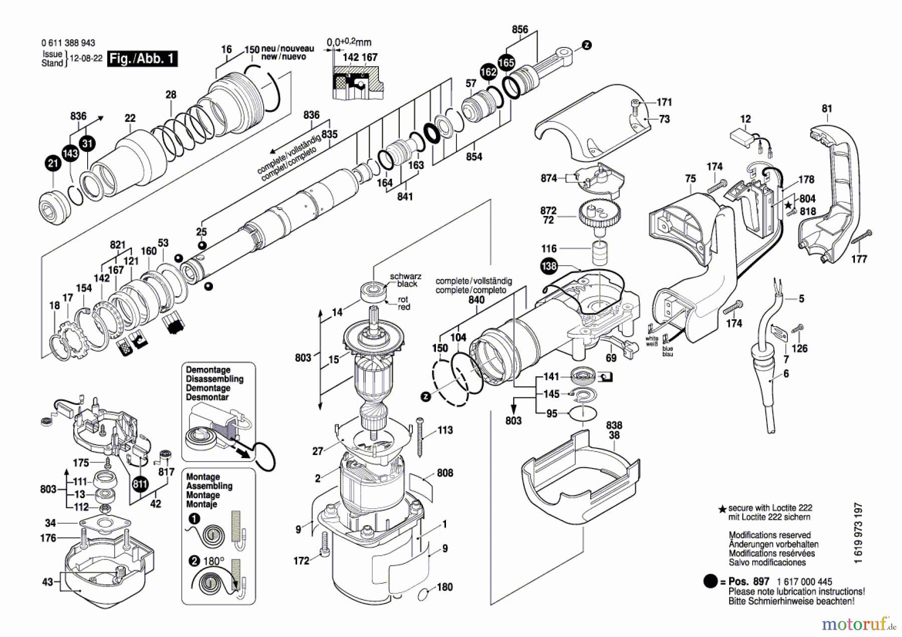  Bosch Werkzeug Schlaghammer GSH 388 X Seite 1