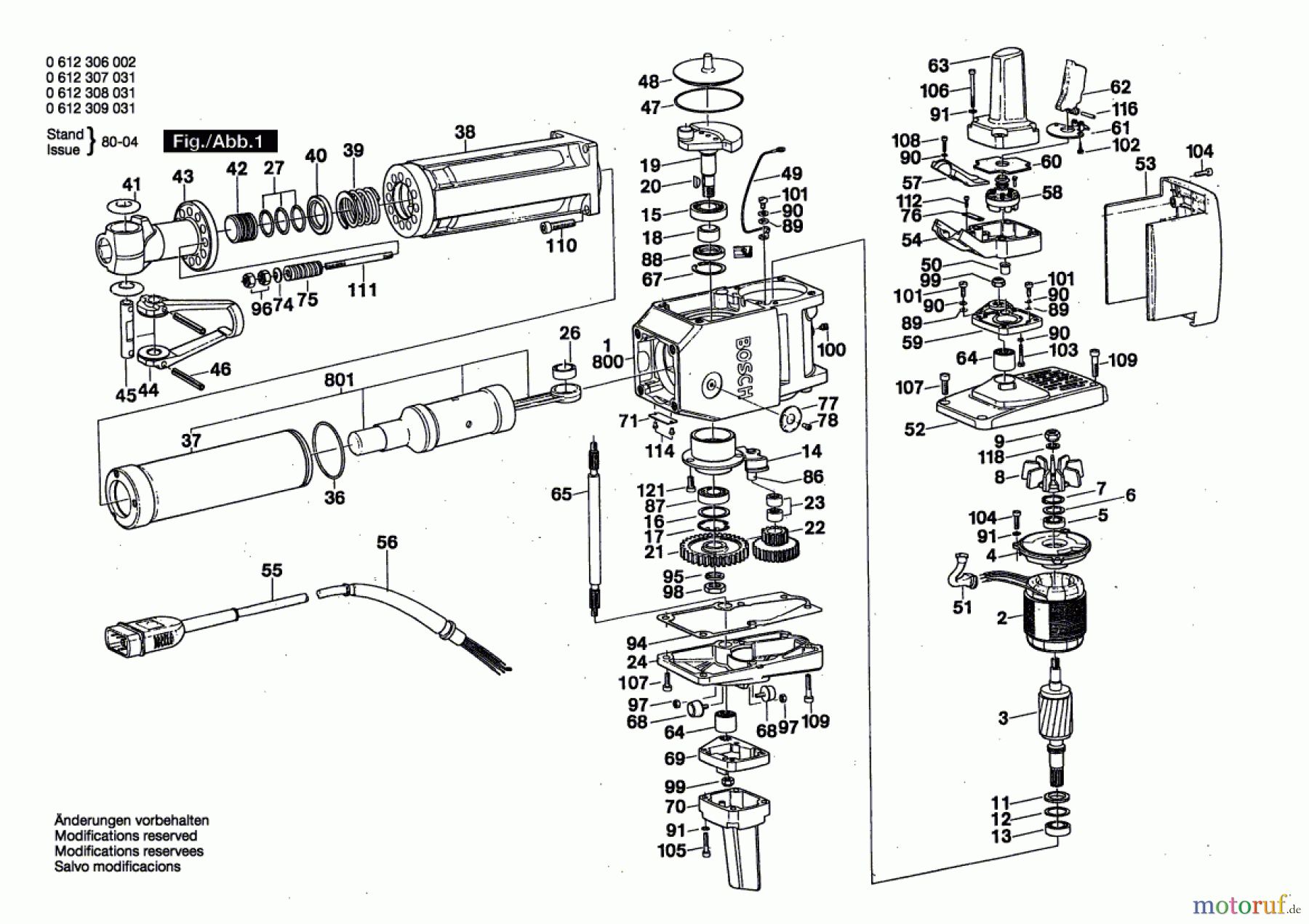  Bosch Werkzeug Aufbruchhammer ---- Seite 1