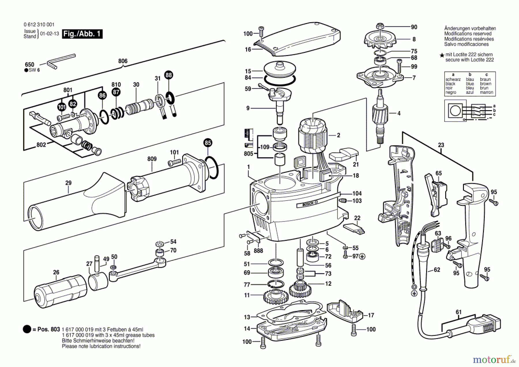 Bosch Werkzeug Hf-Abbauhammer ---- Seite 1