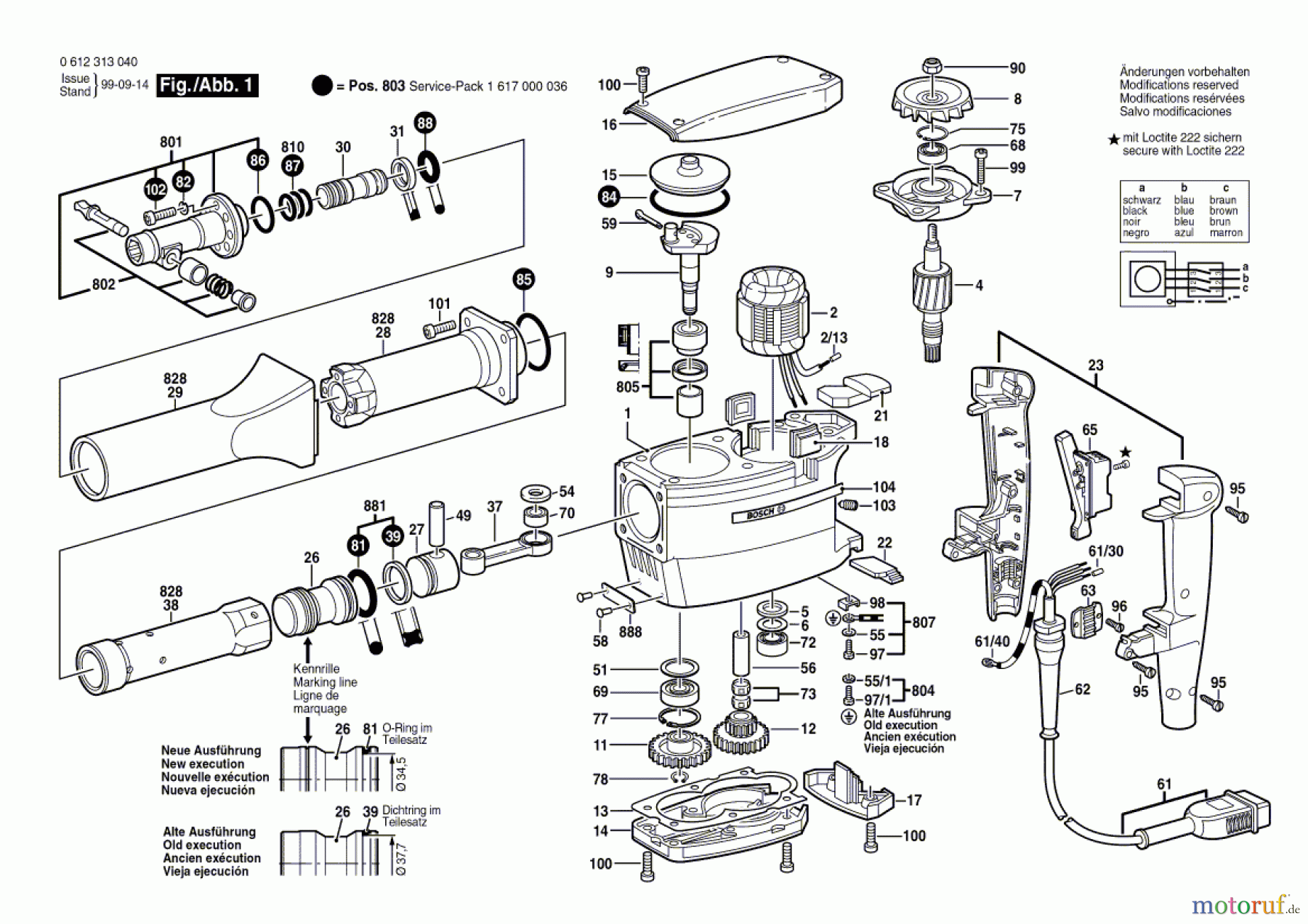  Bosch Werkzeug Hf-Schlaghammer ---- Seite 1