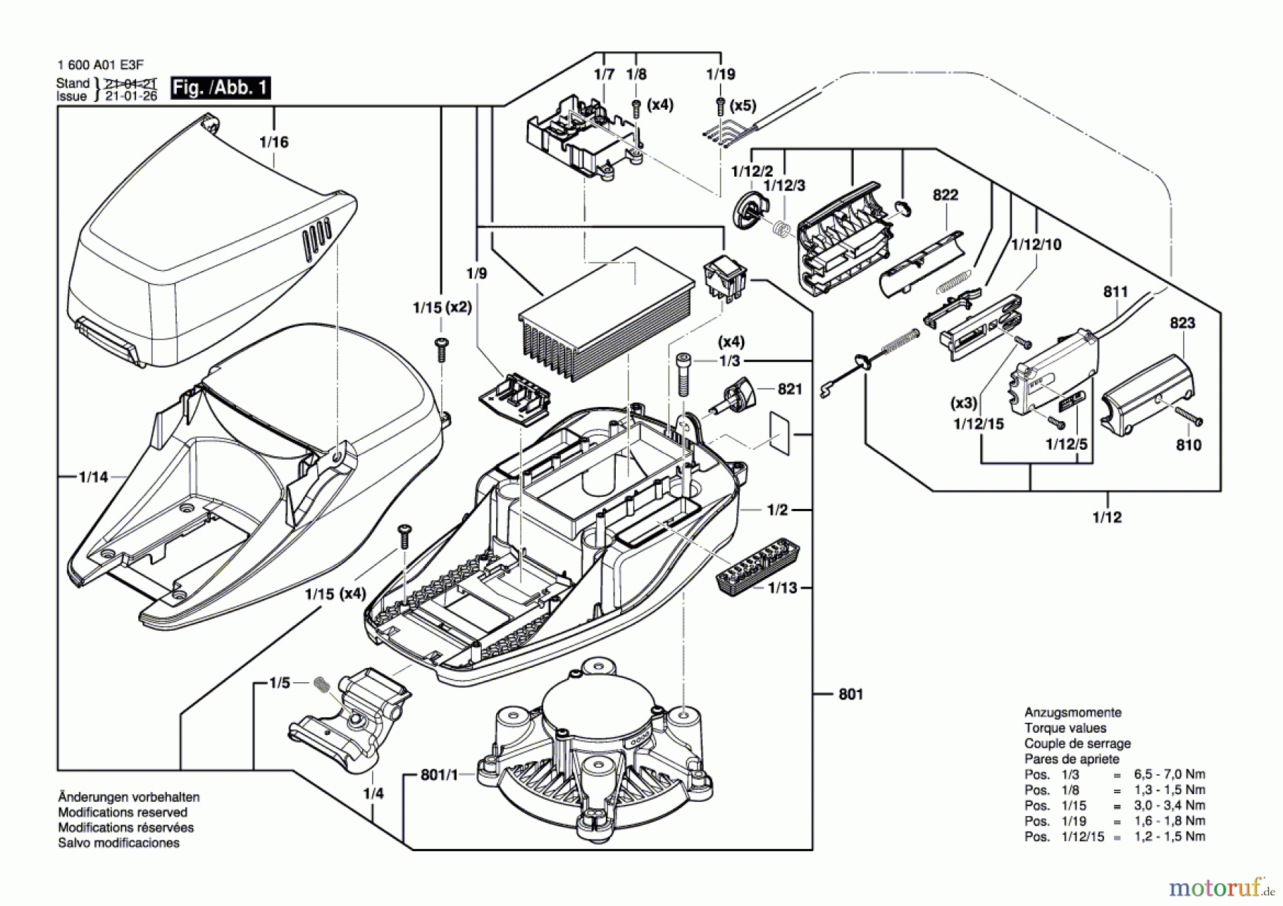  Bosch Werkzeug Leistungseinheit DGAAB Seite 1
