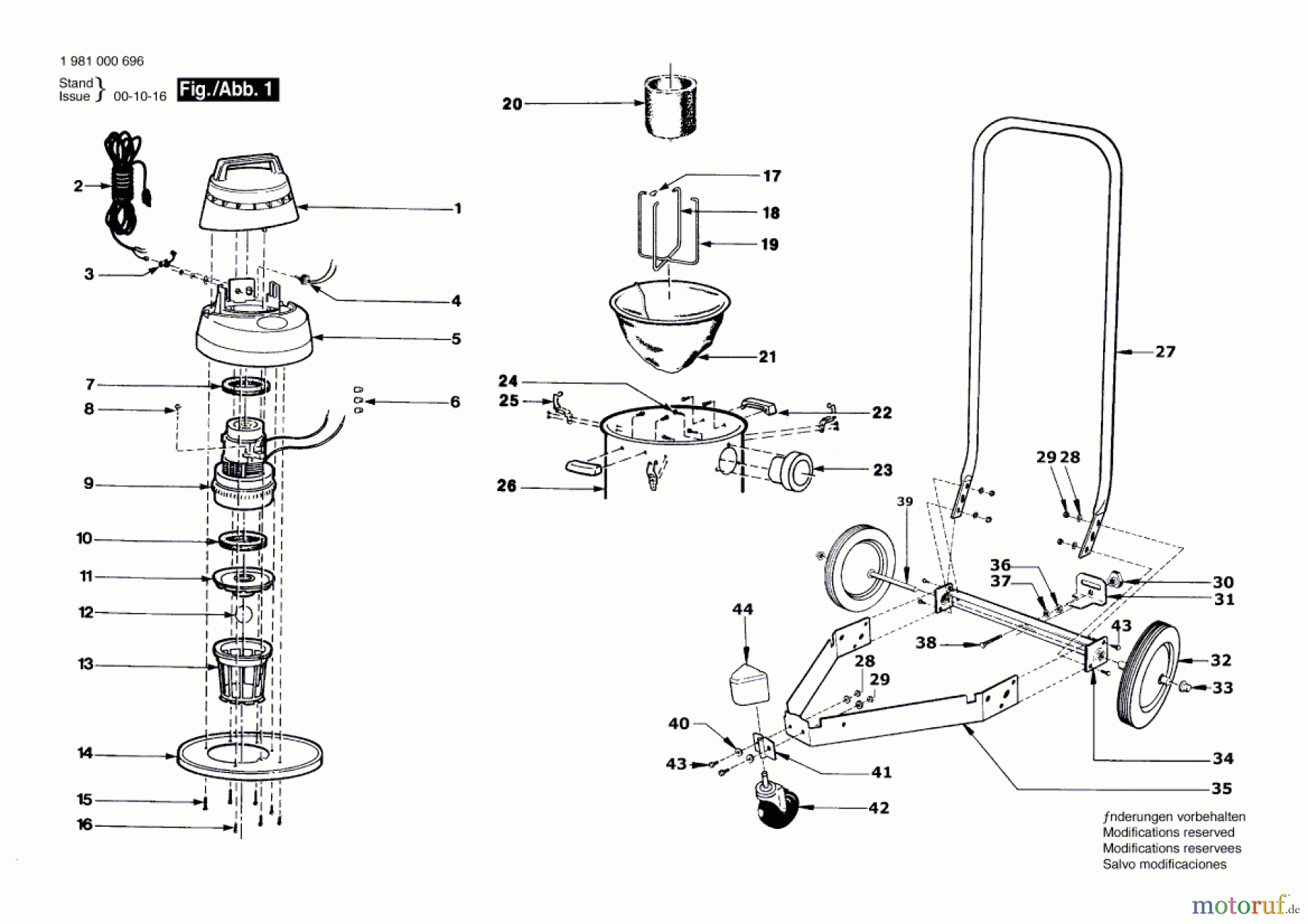 Bosch Werkzeug Allzwecksauger 1702 Seite 1