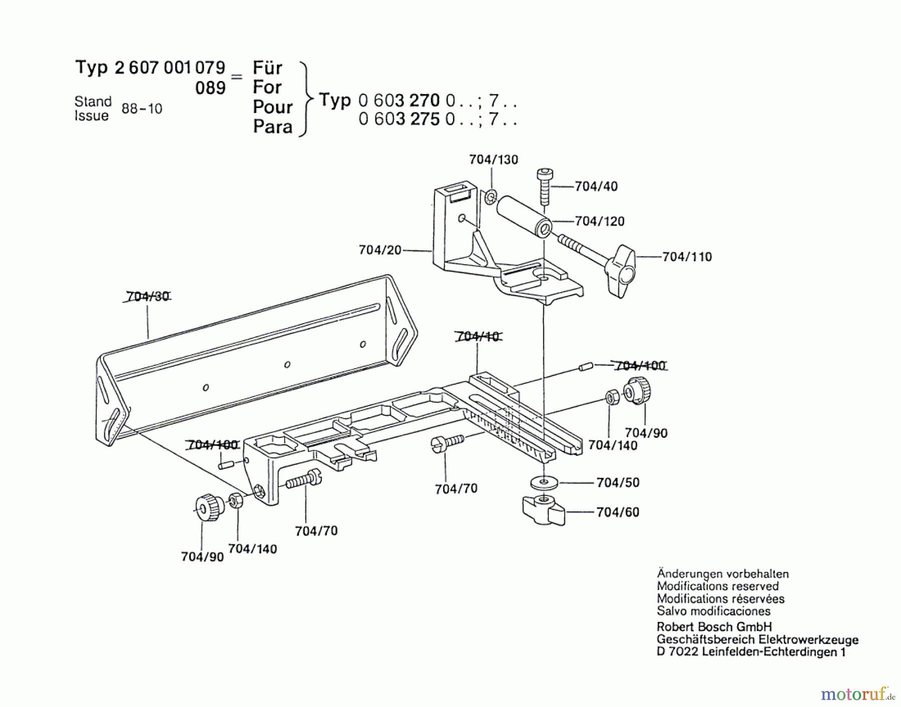  Bosch Werkzeug Breitenanschlag ---- Seite 1