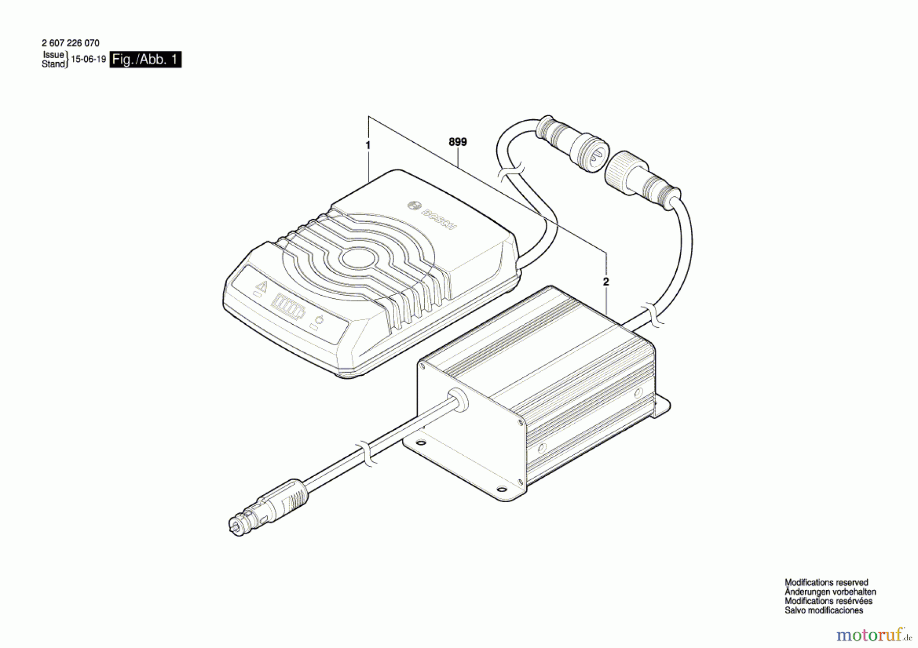  Bosch Werkzeug Schnell-Lader GAL 1830 W-DC Seite 1