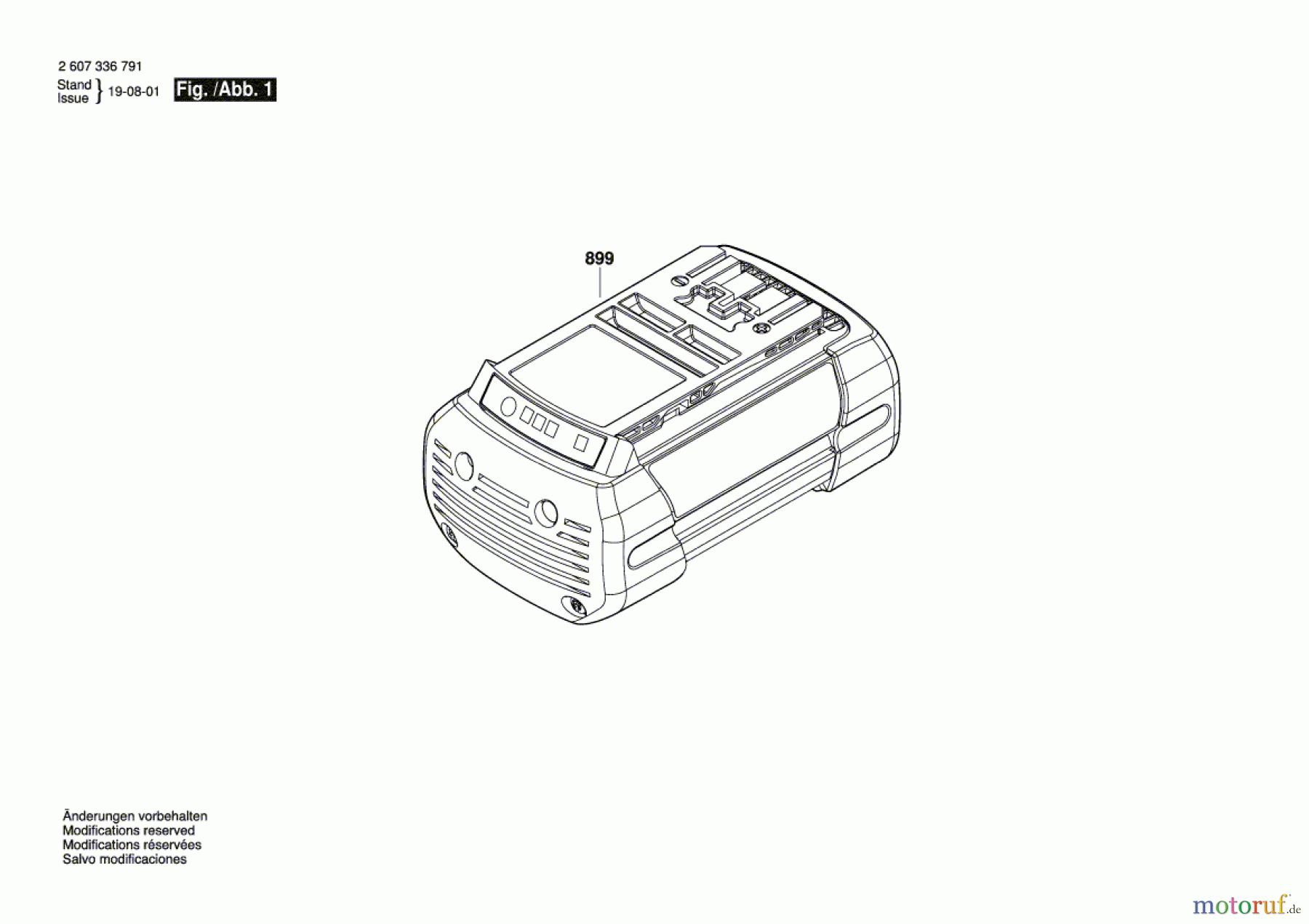  Bosch Werkzeug Einschub-Akkupaket J 36V 4.0Ah LI Seite 1