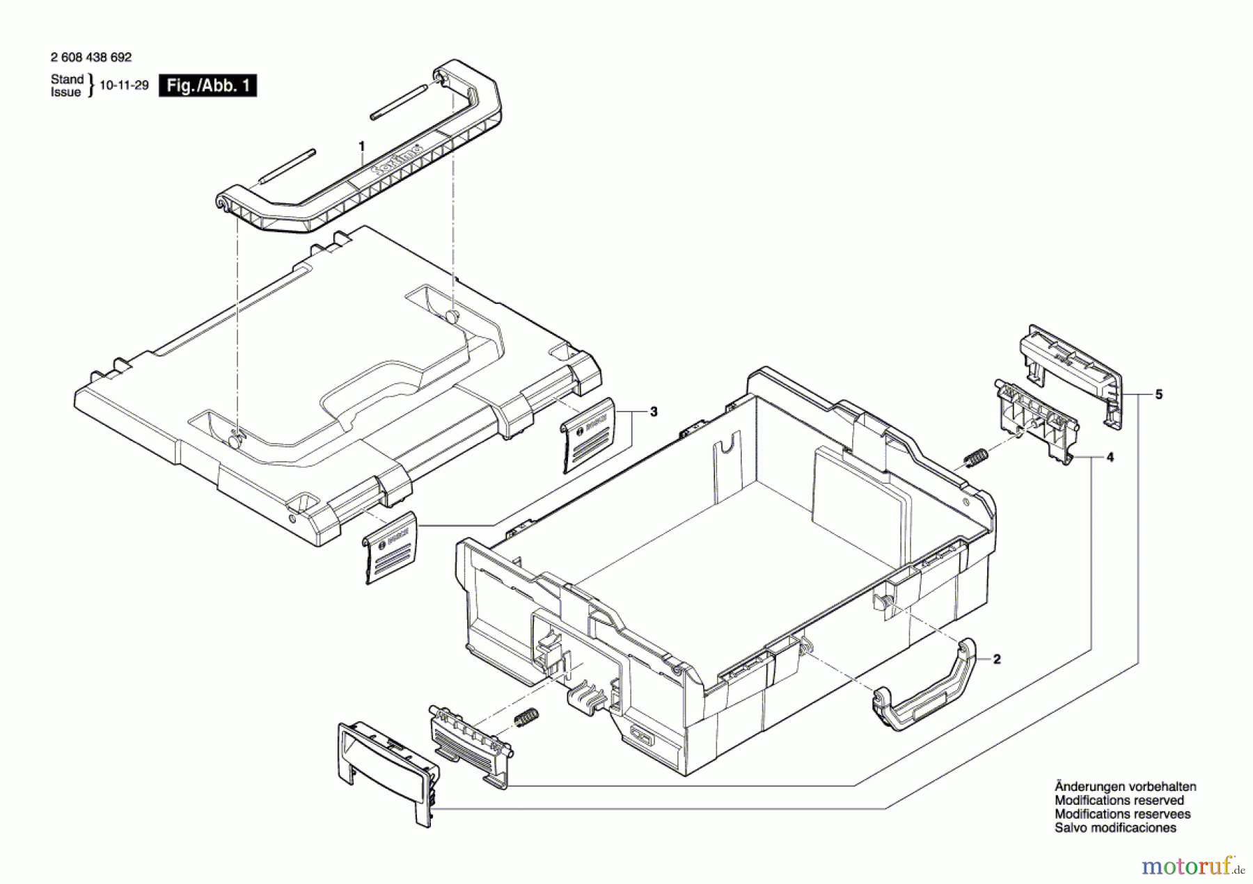  Bosch Werkzeug Tragkasten L-Boxx 136 Seite 1