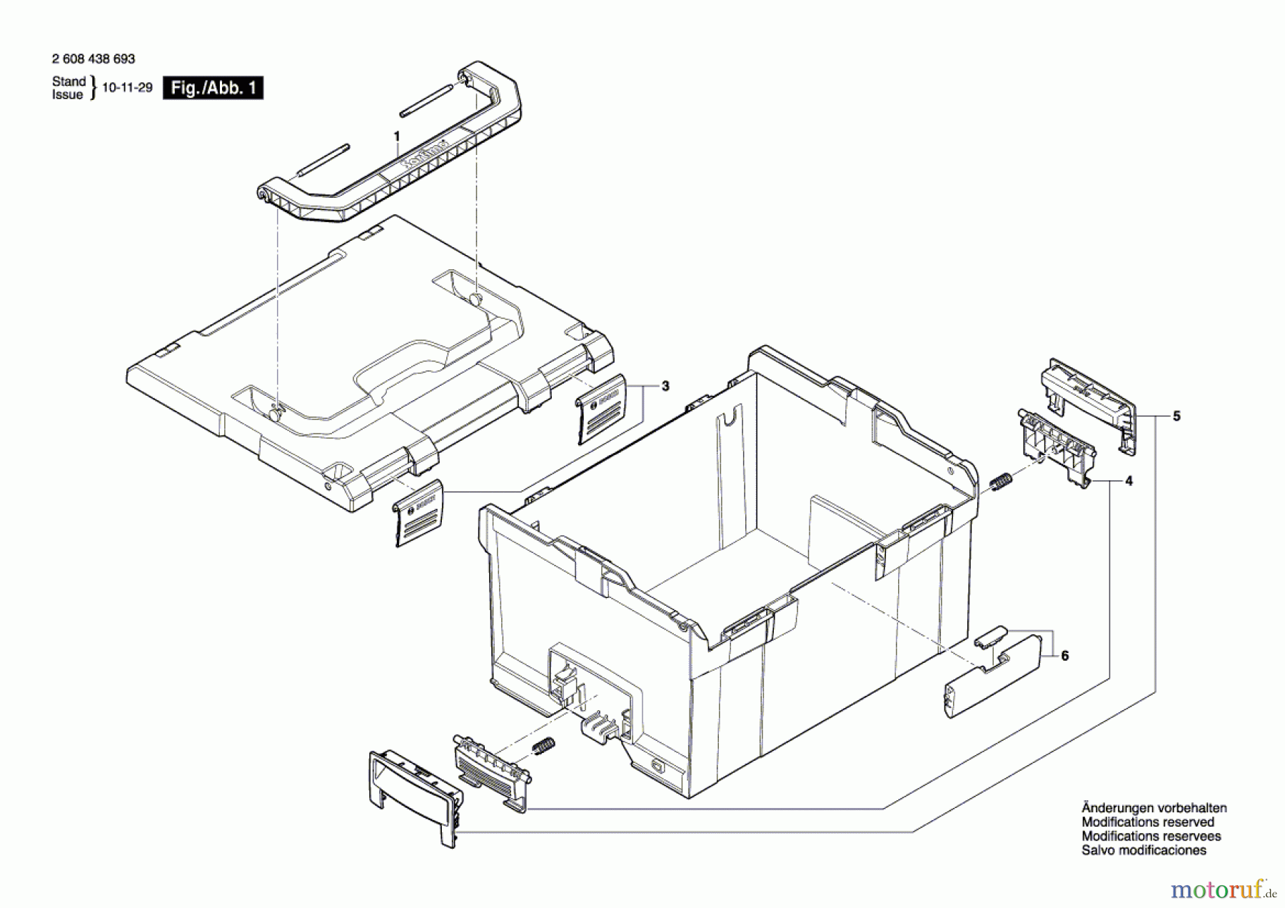  Bosch Werkzeug Tragkasten L-Boxx 238 Seite 1