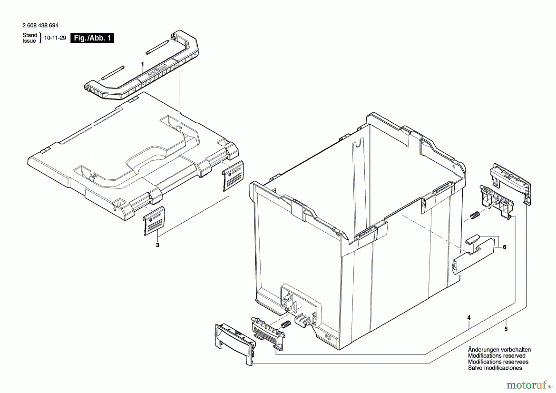  Bosch Werkzeug Tragkasten L-Boxx 374 Seite 1