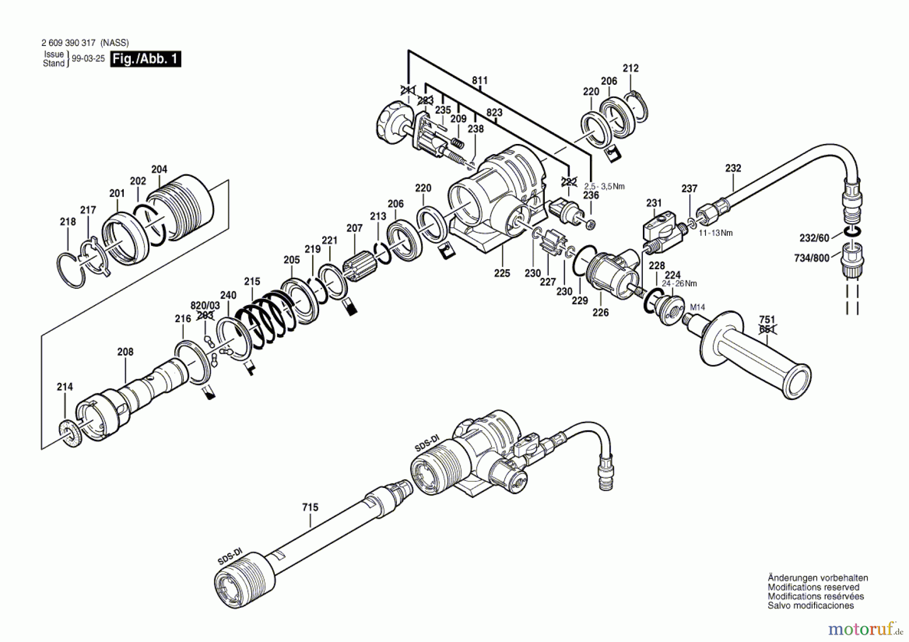  Bosch Werkzeug Spülkopf ---- Seite 1
