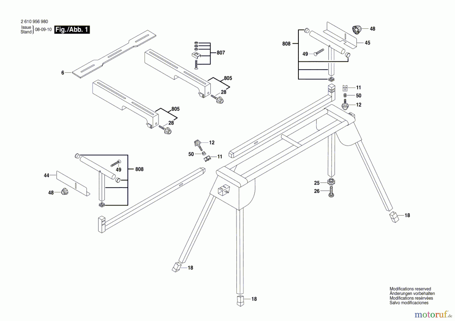  Bosch Werkzeug Stativ 3300MS Seite 1