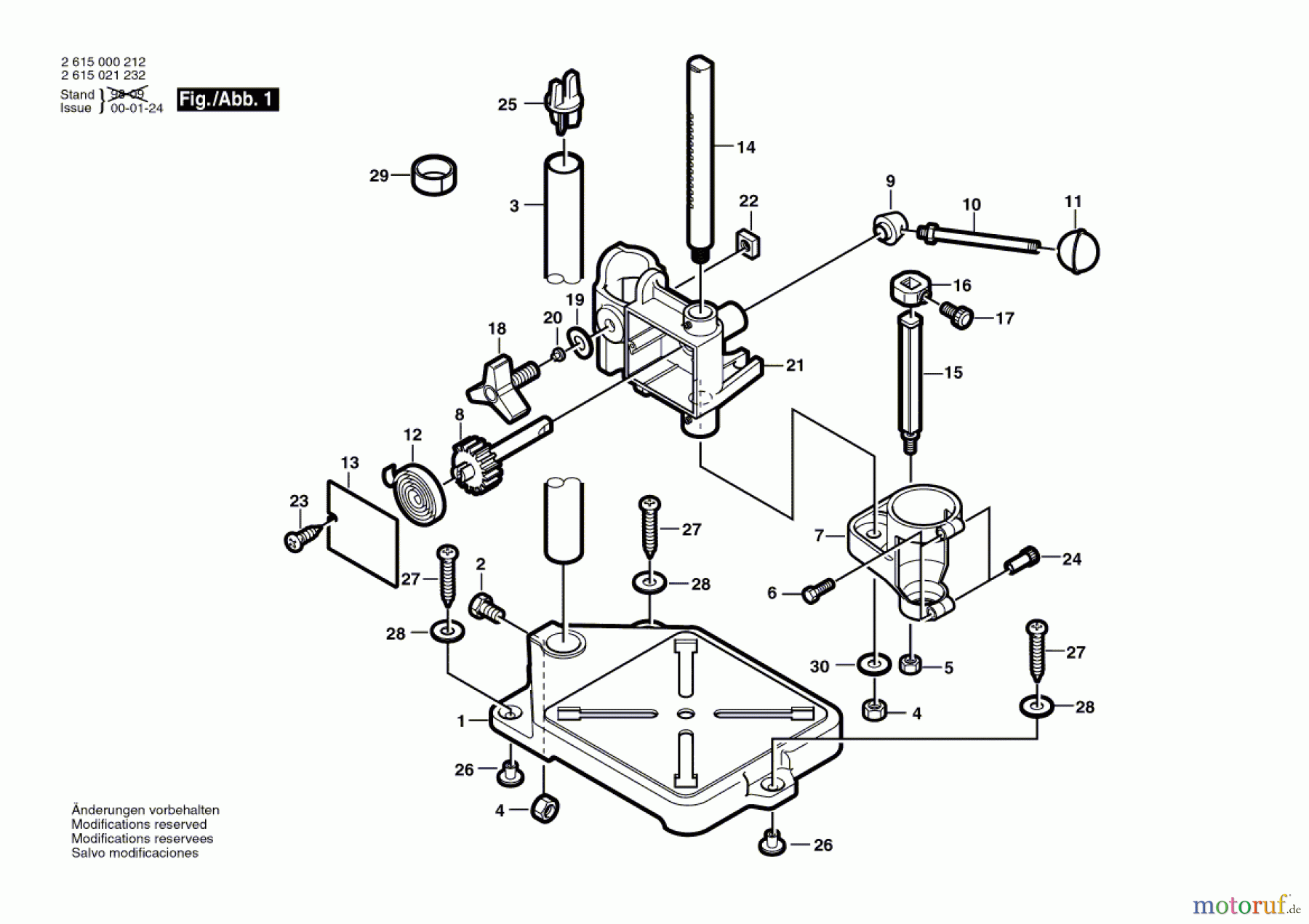  Bosch Werkzeug Maschinenschraubstock ---- Seite 1