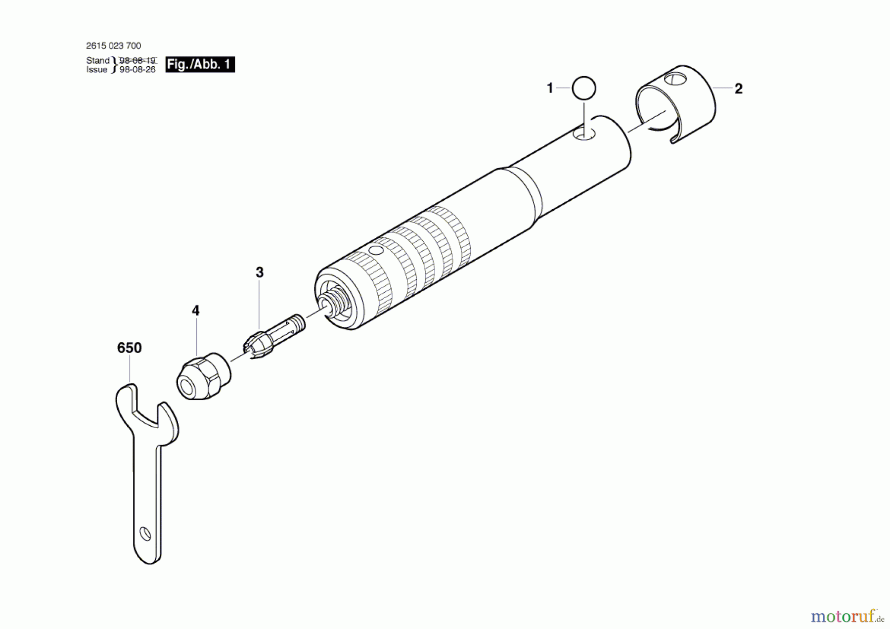  Bosch Werkzeug Handgriff-Set ---- Seite 1