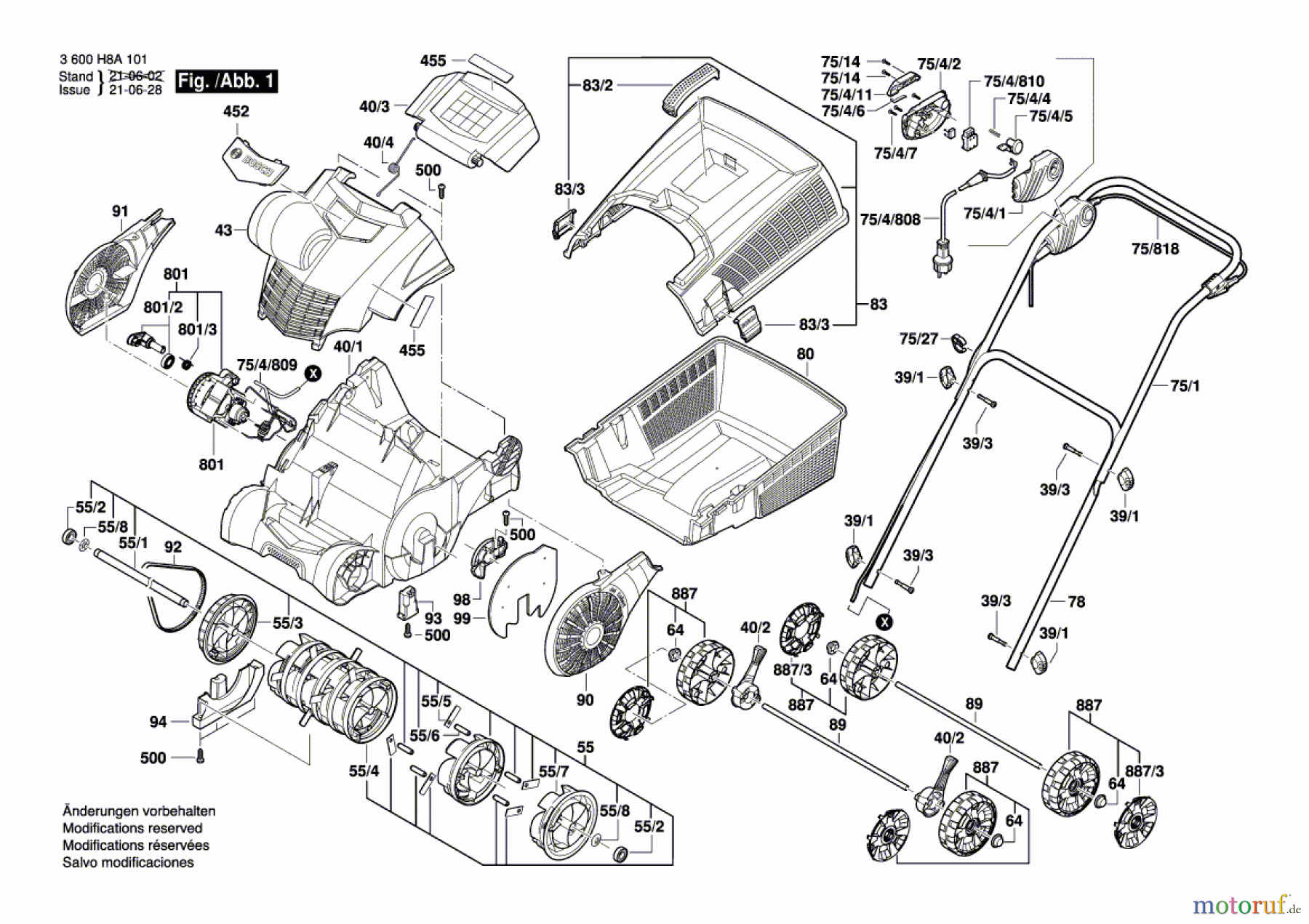  Bosch Werkzeug Verti-Schneider UniversalVerticutt 1100 Seite 1