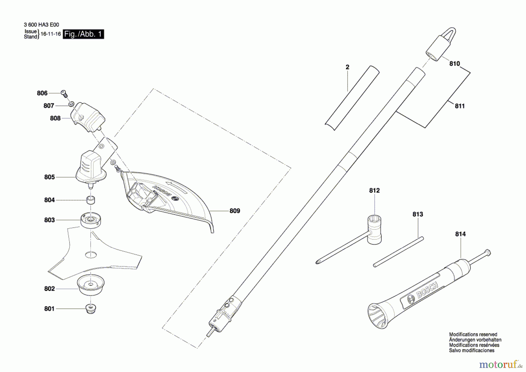  Bosch Gartengeräte Freischneider-Vorsatz AMW 10 FS Seite 1