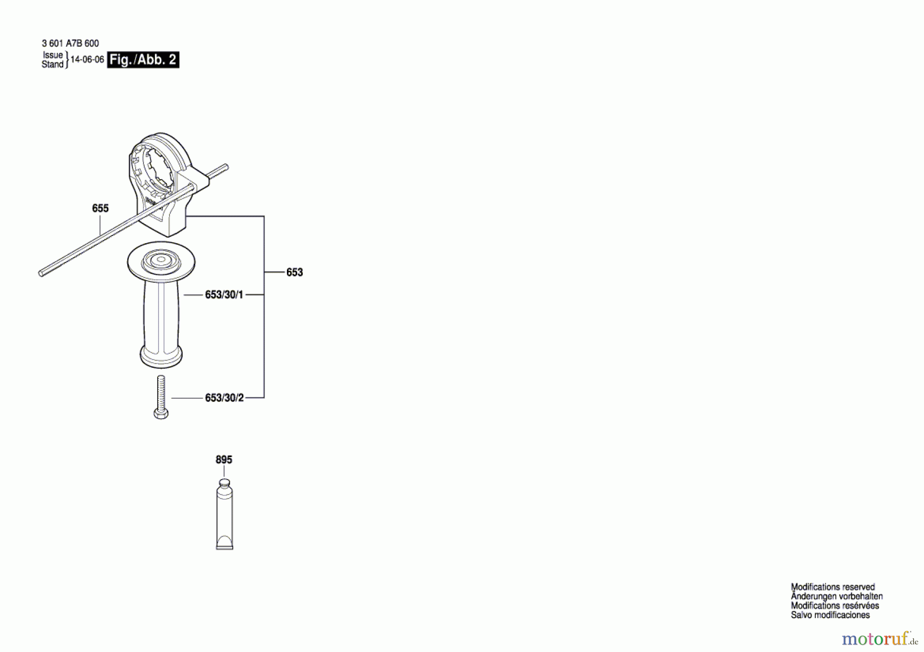  Bosch Werkzeug Schlagbohrmaschine GSB 19-2 RE Seite 2
