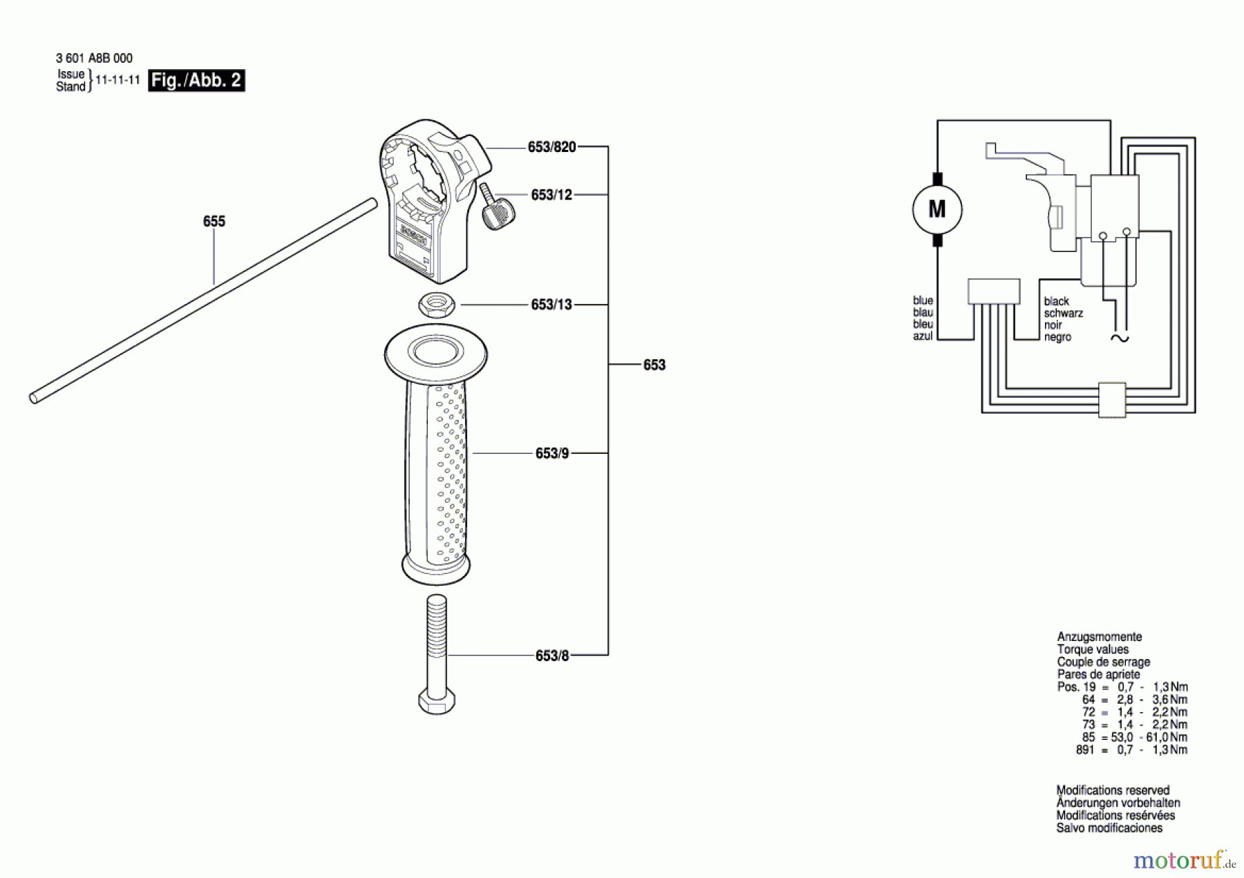  Bosch Werkzeug Schlagbohrmaschine GSB 162-2 RE Seite 2