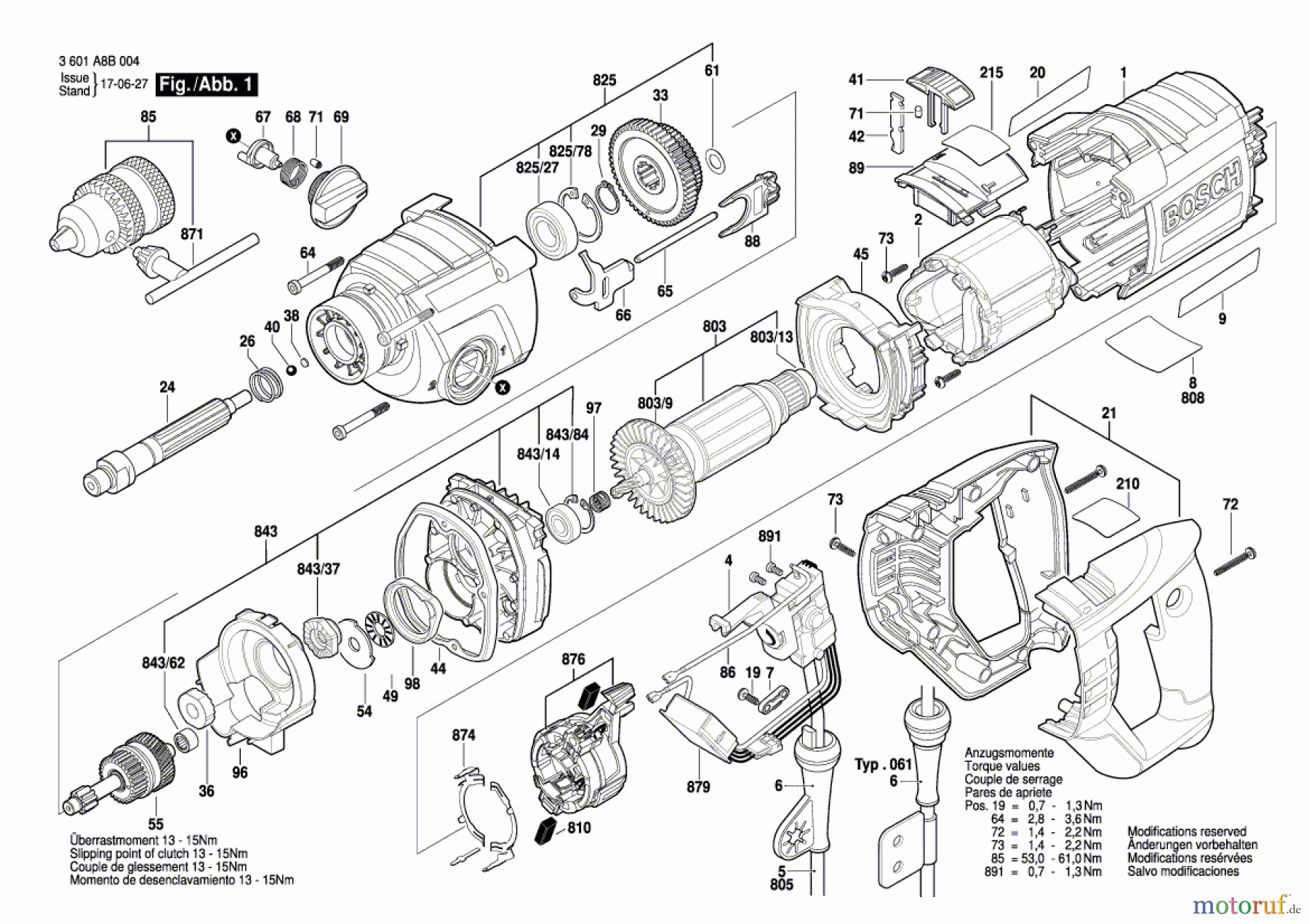  Bosch Werkzeug Schlagbohrmaschine GSB 162-2 Seite 1