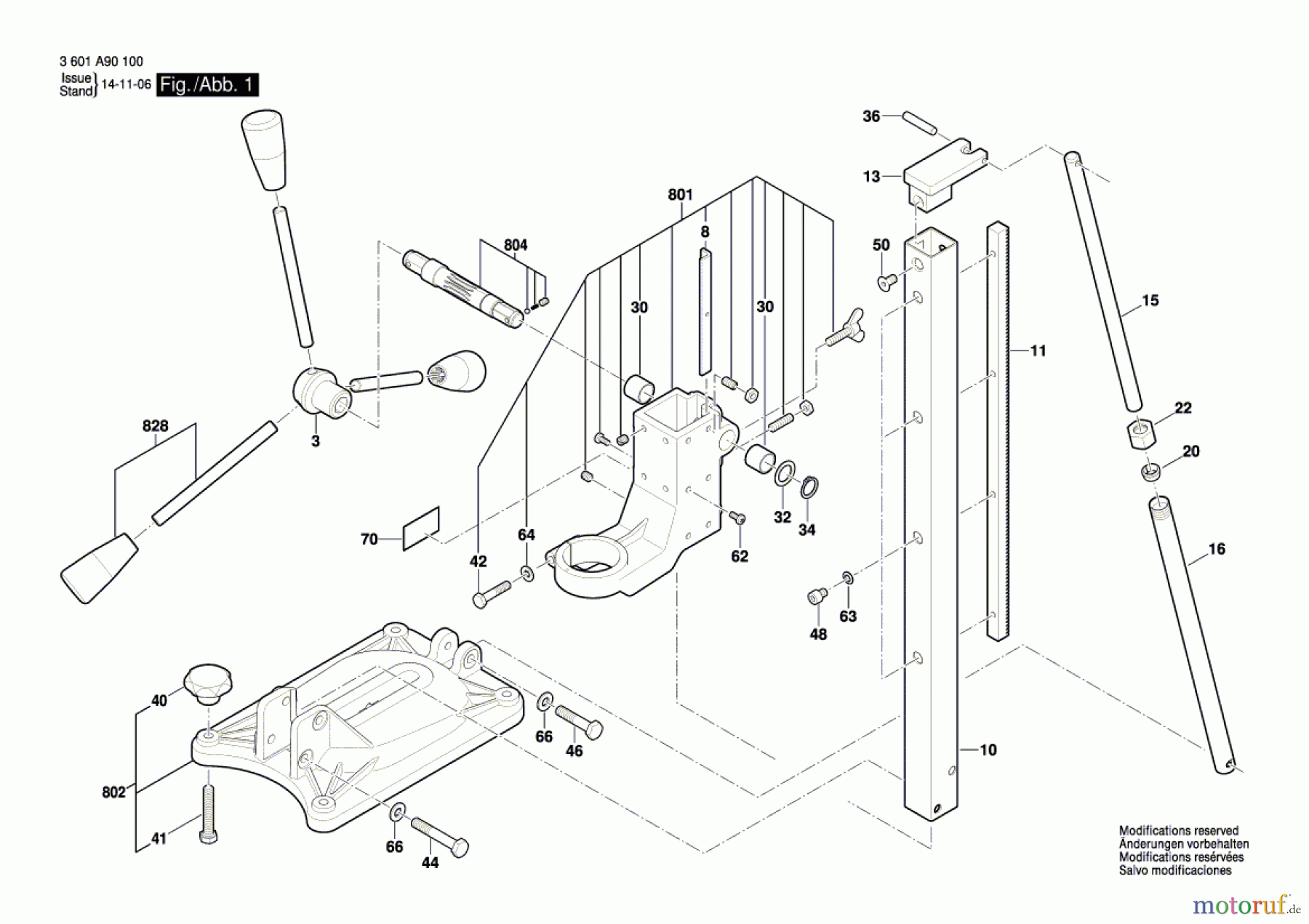  Bosch Werkzeug Bohrständer GCR 180 Seite 1