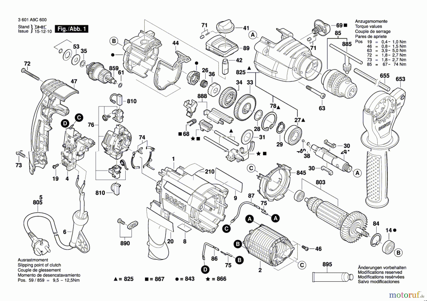  Bosch Werkzeug Schlagbohrmaschine GSB 21-2 RE Seite 1