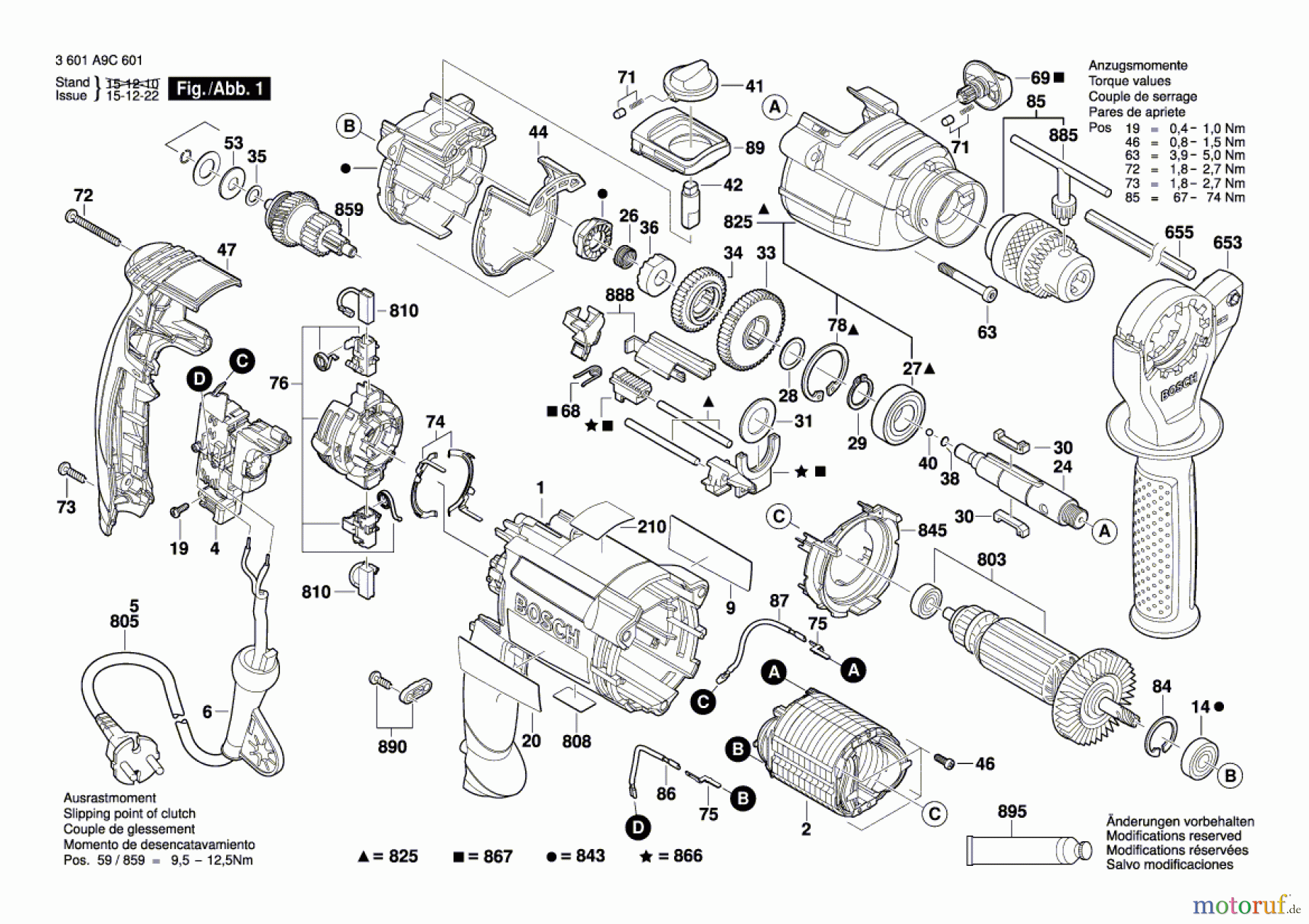  Bosch Werkzeug Schlagbohrmaschine GSB 21-2 RE Seite 1