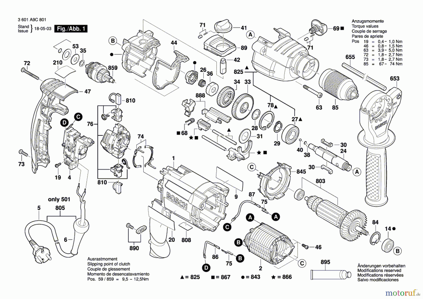  Bosch Werkzeug Schlagbohrmaschine GSB 24-2 Seite 1