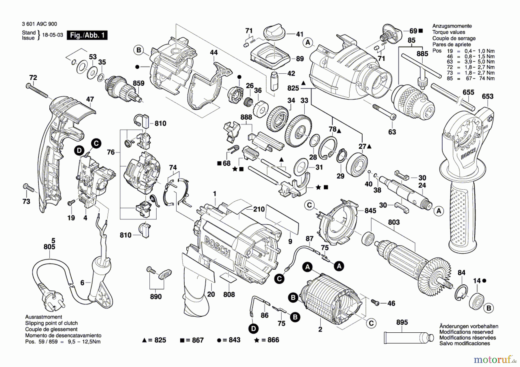  Bosch Werkzeug Schlagbohrmaschine GSB 24-2 Seite 1