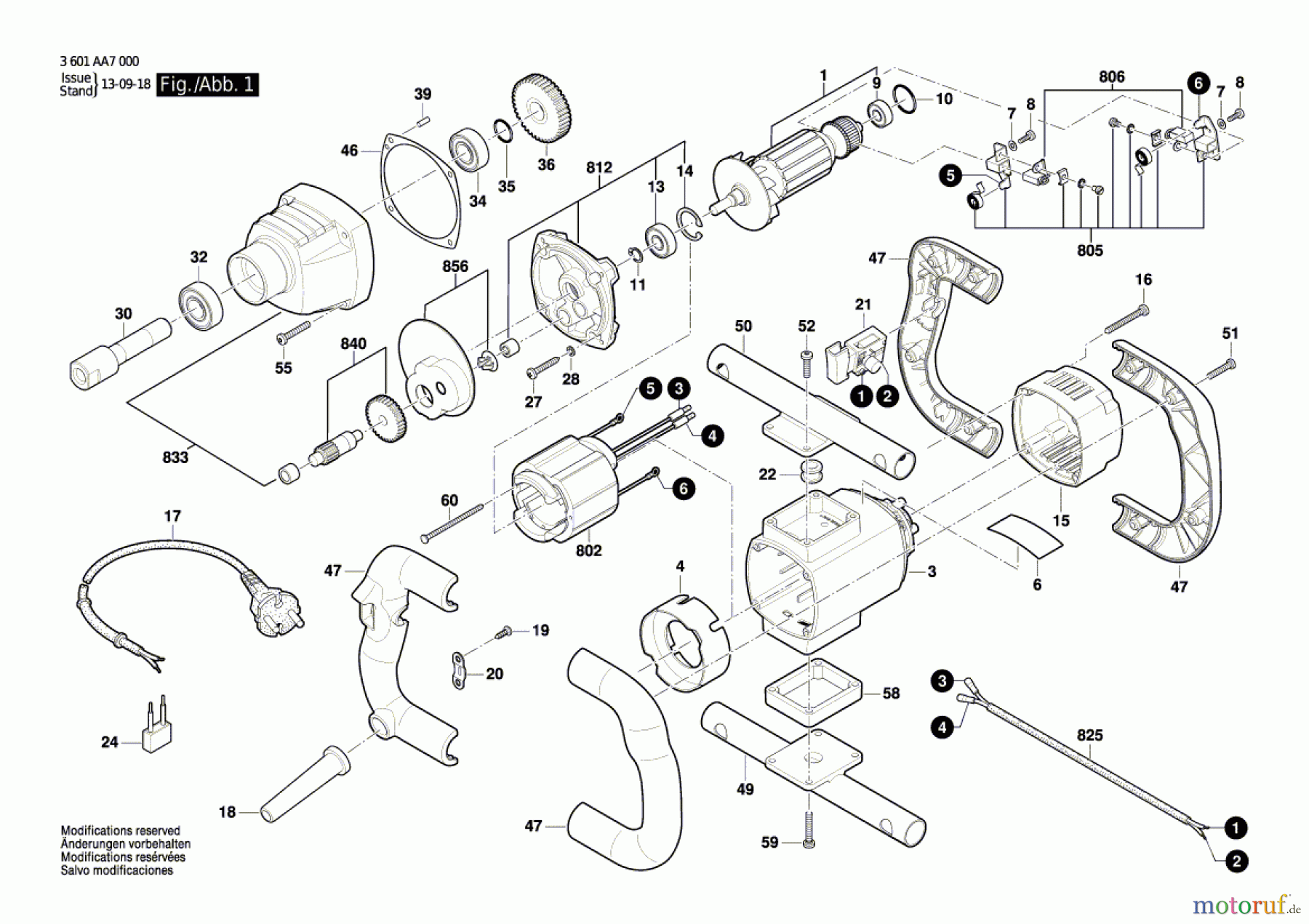  Bosch Werkzeug Rührwerk GRW 12 E Seite 1