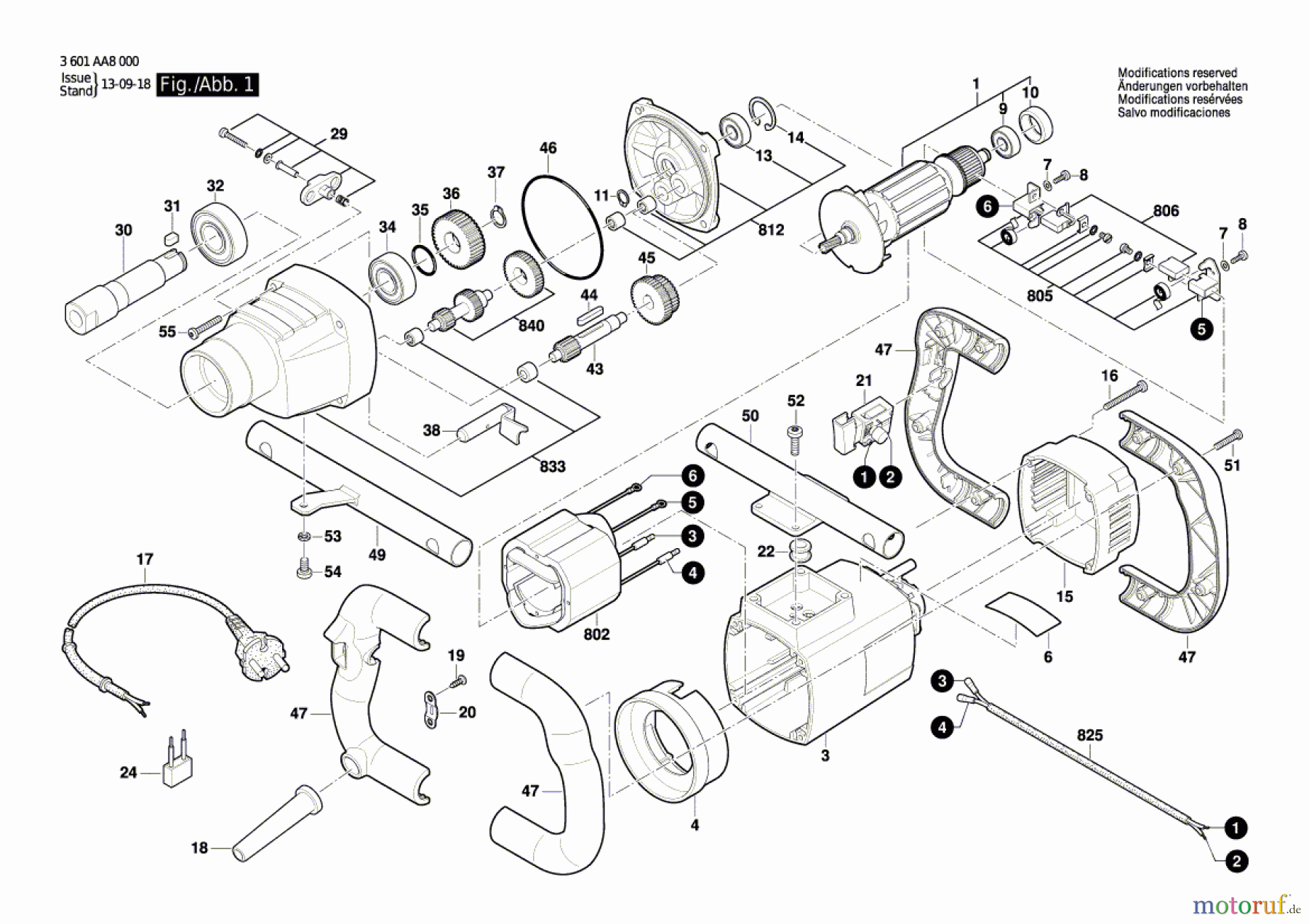 Bosch Werkzeug Rührwerk GRW 18-2 E Seite 1