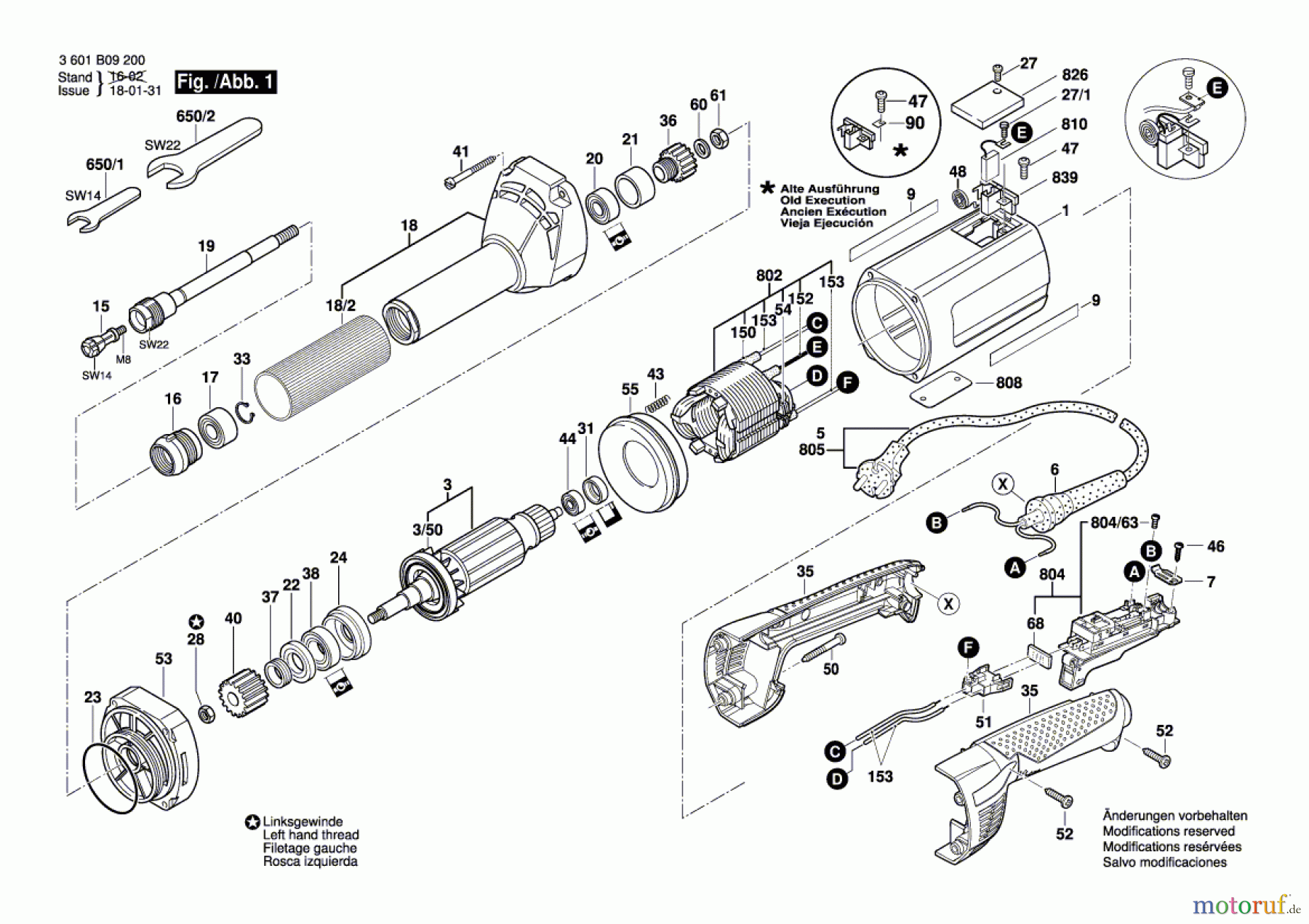  Bosch Werkzeug Gw-Geradschleifer GGS 18 H Seite 1