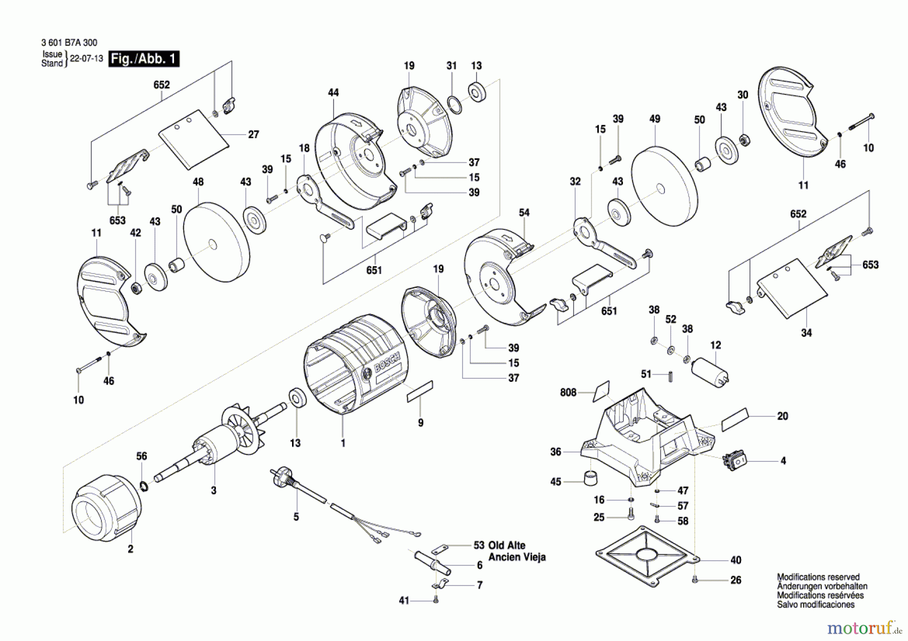  Bosch Werkzeug Schleifbock GBG 35-15 Seite 1