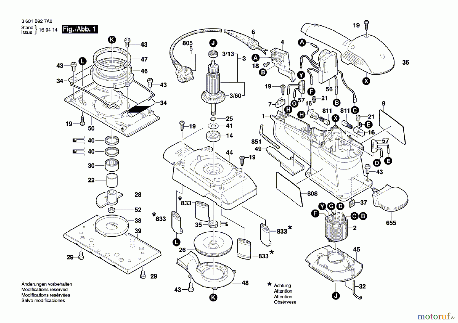  Bosch Werkzeug Schwingschleifer GSS 230 AE Seite 1
