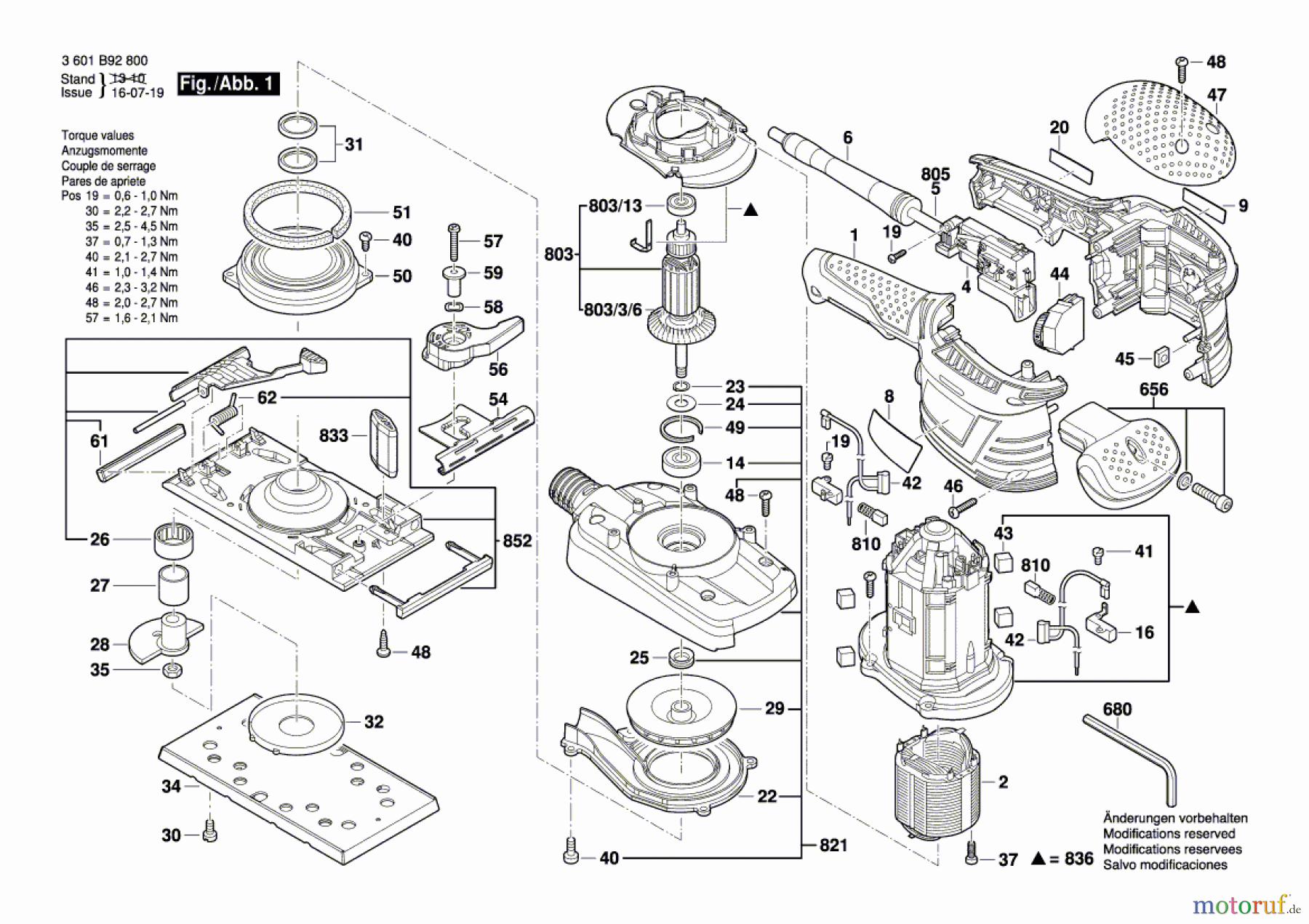  Bosch Werkzeug Schwingschleifer GSS 230 AVE Seite 1