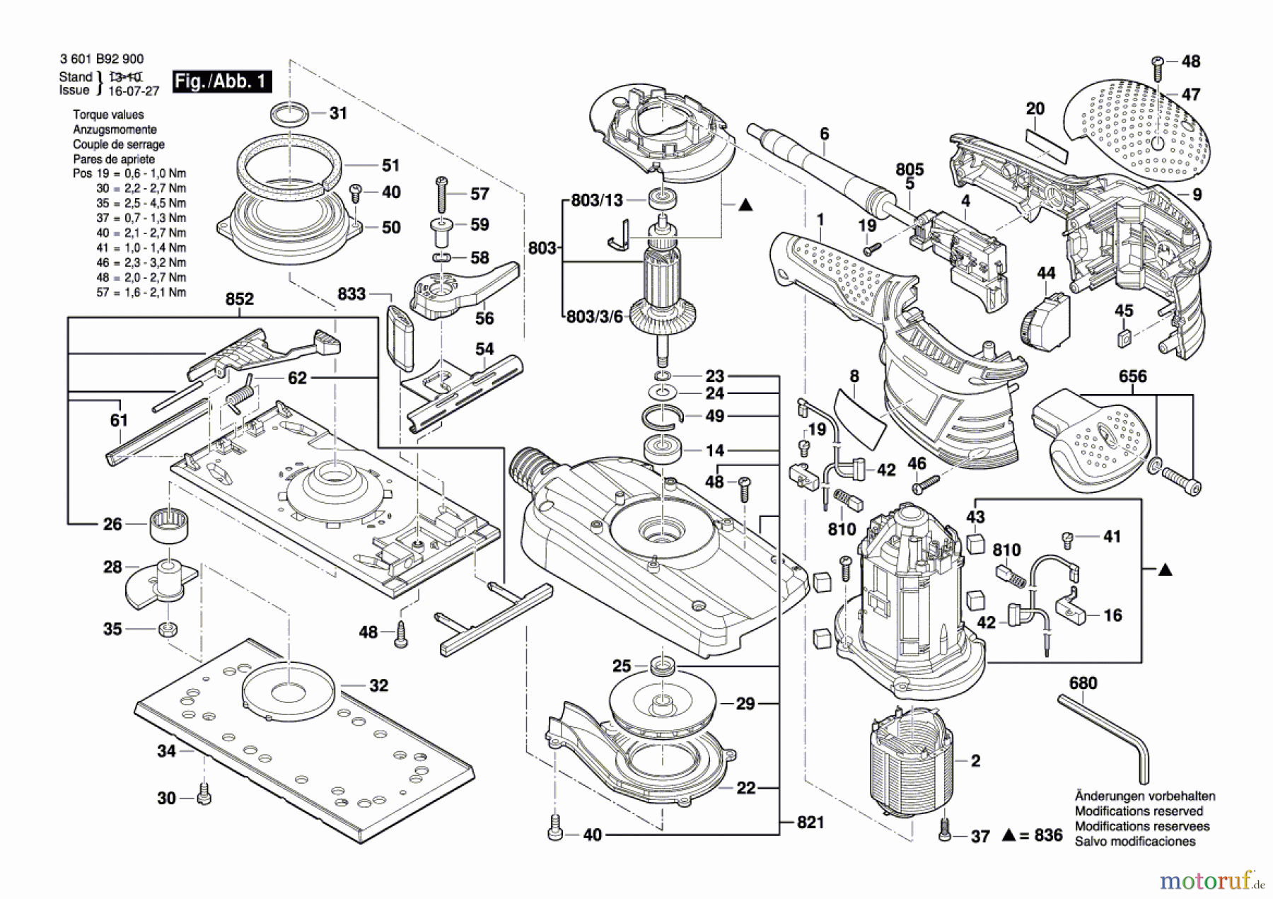  Bosch Werkzeug Schwingschleifer GSS 280 AVE Seite 1