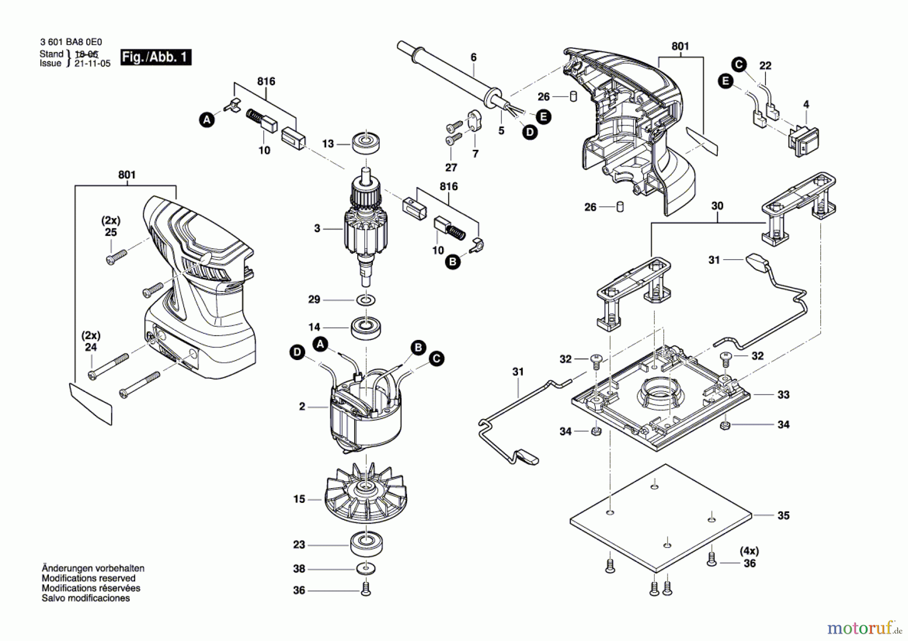  Bosch Werkzeug Schwingschleifer GSS 140 Seite 1