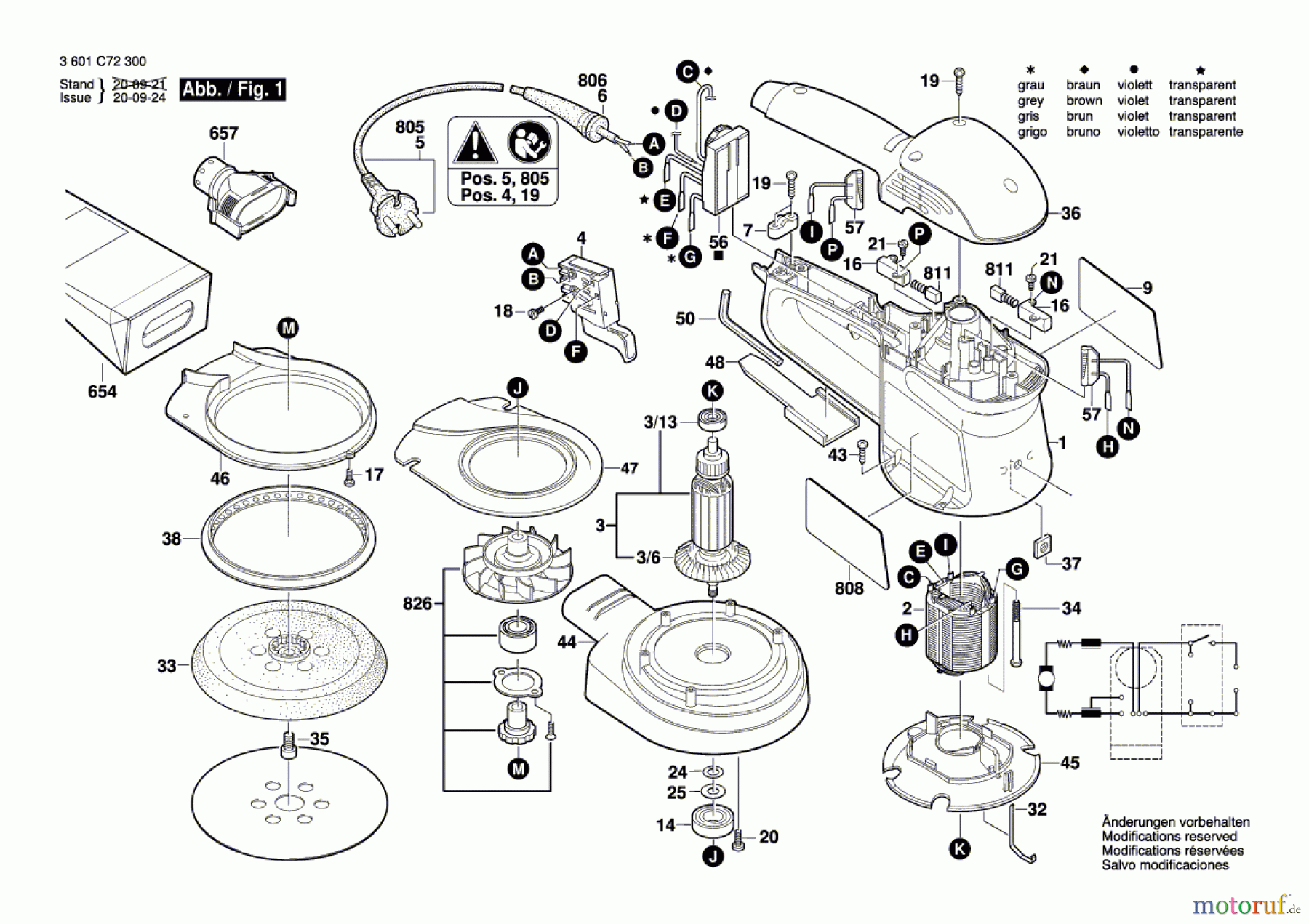  Bosch Werkzeug Exzenterschleifer GEX 34-125 Seite 1
