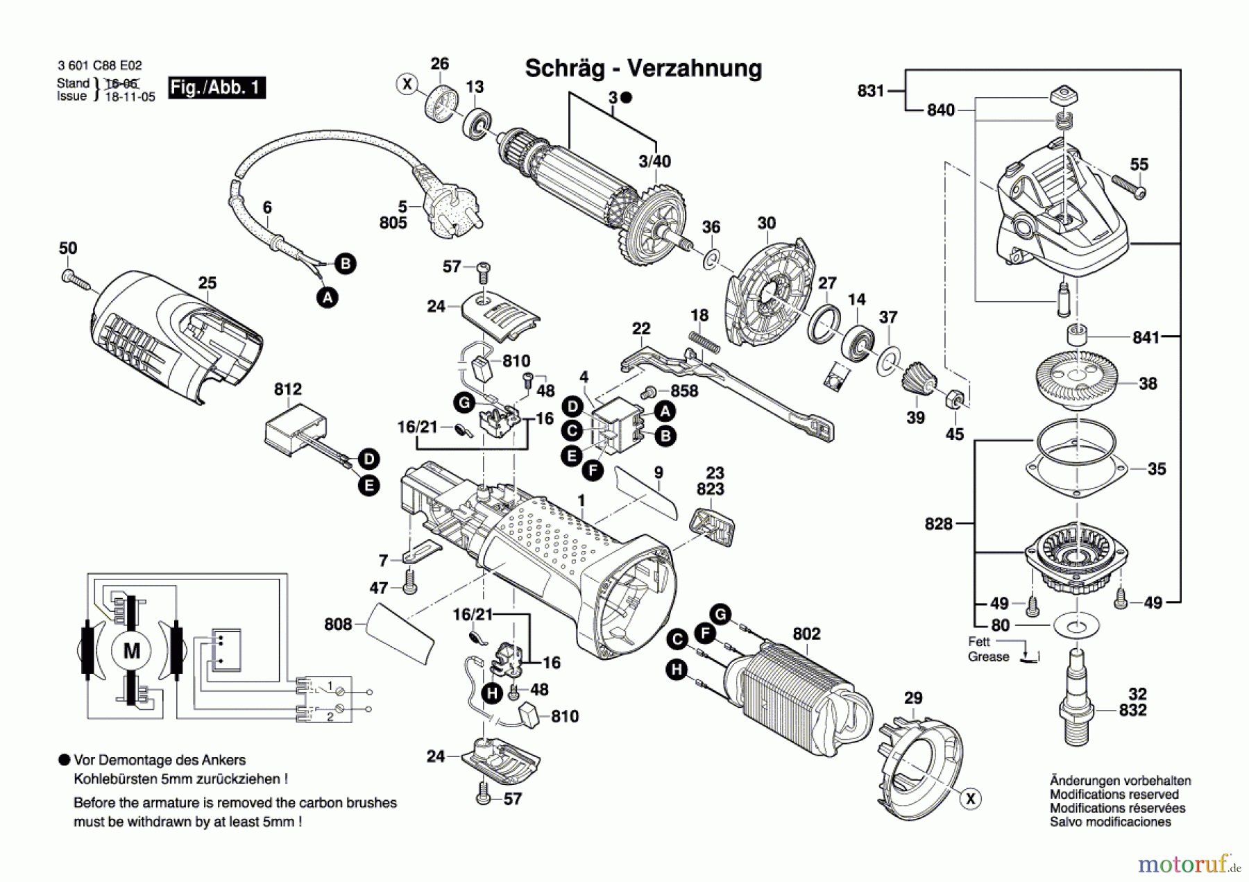  Bosch Werkzeug Winkelschleifer WKS 7-125 Seite 1